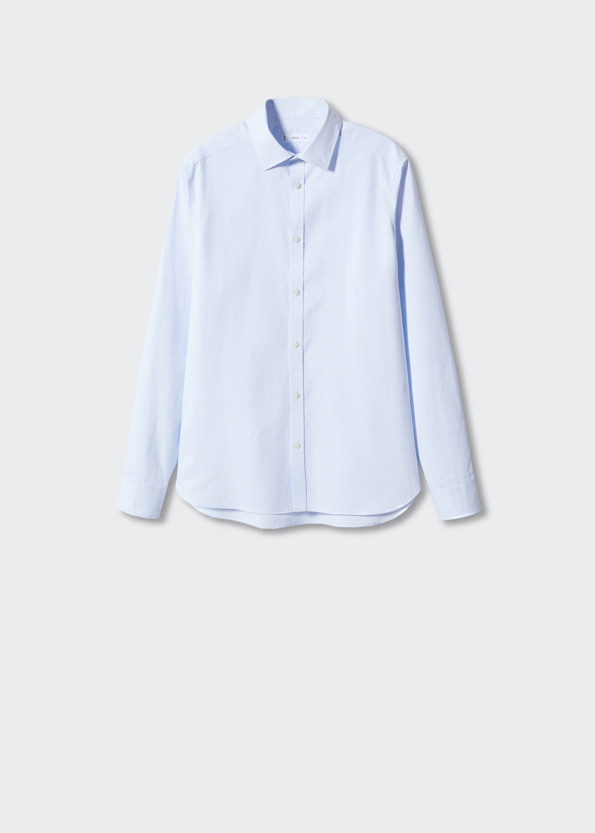 Basic katoenen slim-fit overhemd - Artikel zonder model