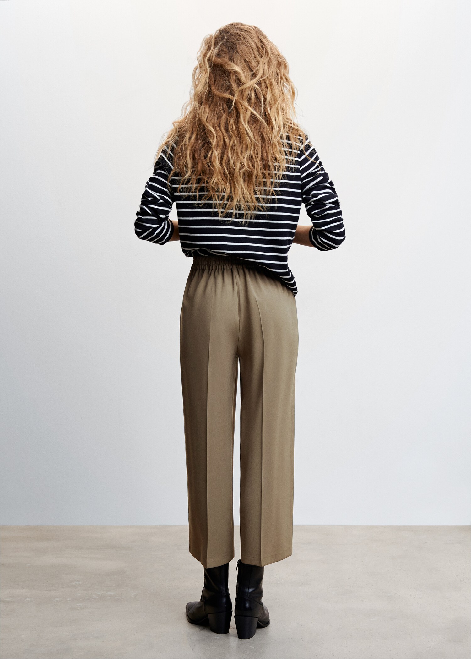 High-waist palazzo pants - Reverse of the article