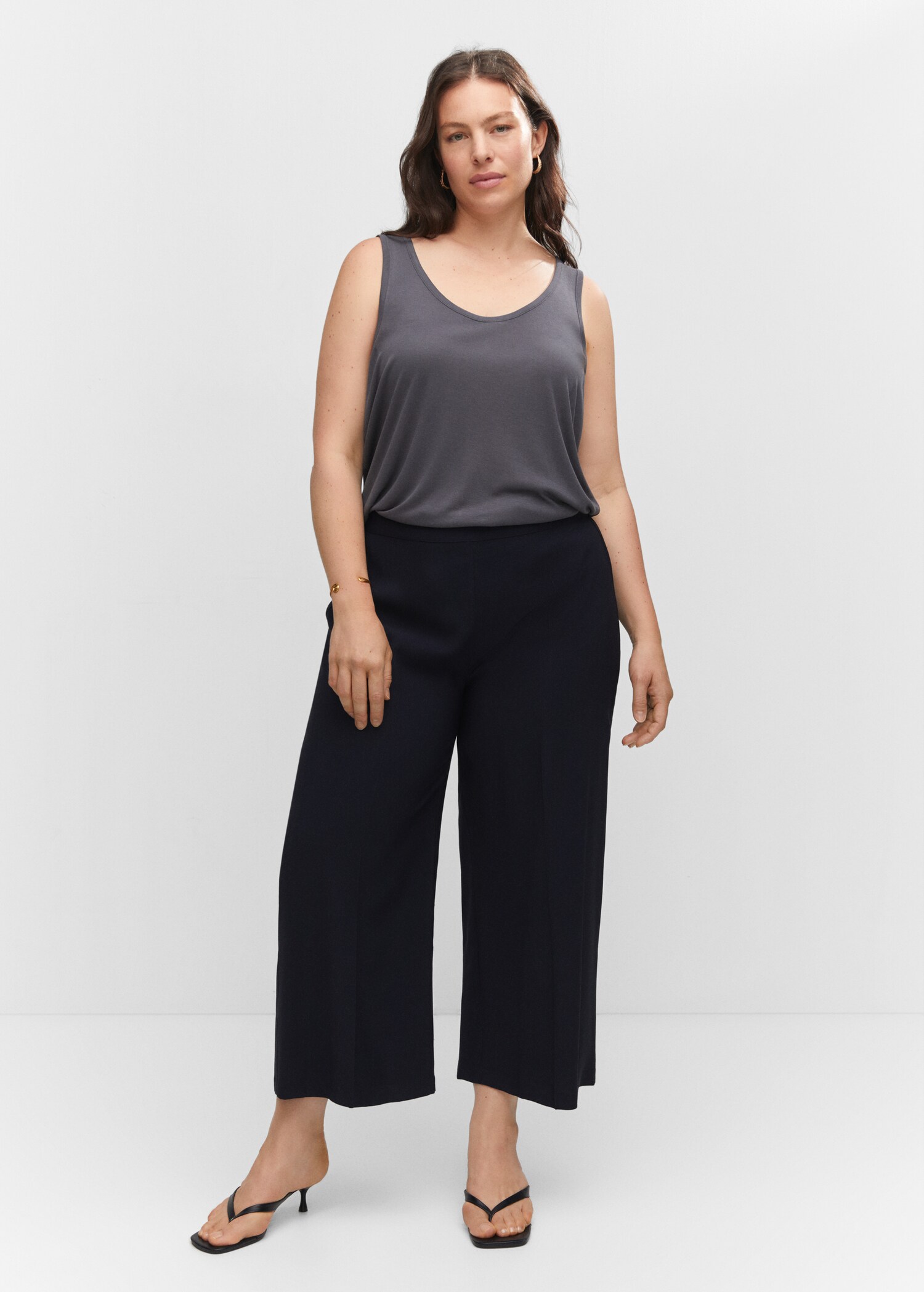 High-waist palazzo pants - Details of the article 3