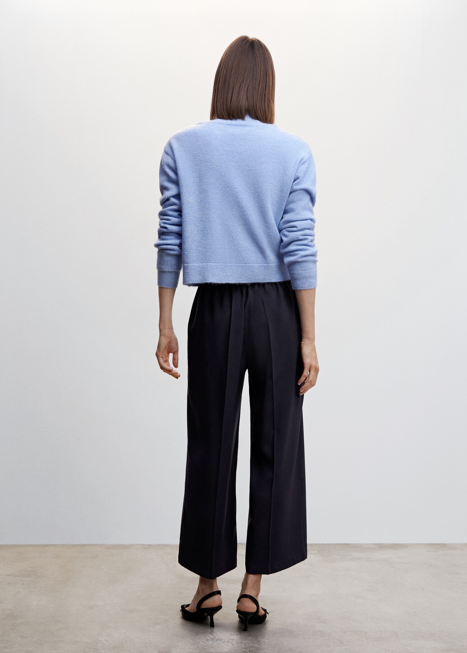 High-waist palazzo pants - Reverse of the article