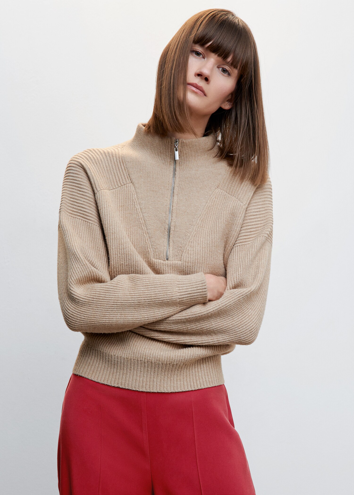 High-waist palazzo pants - Details of the article 1