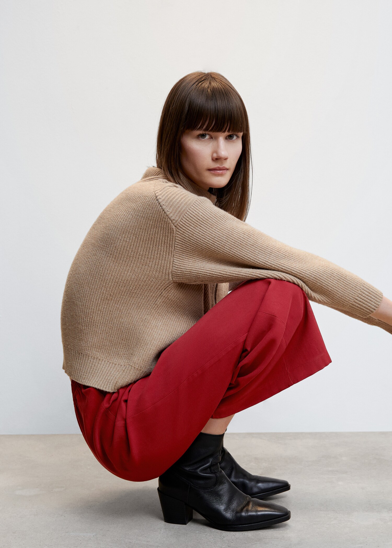High-waist palazzo pants - Details of the article 2