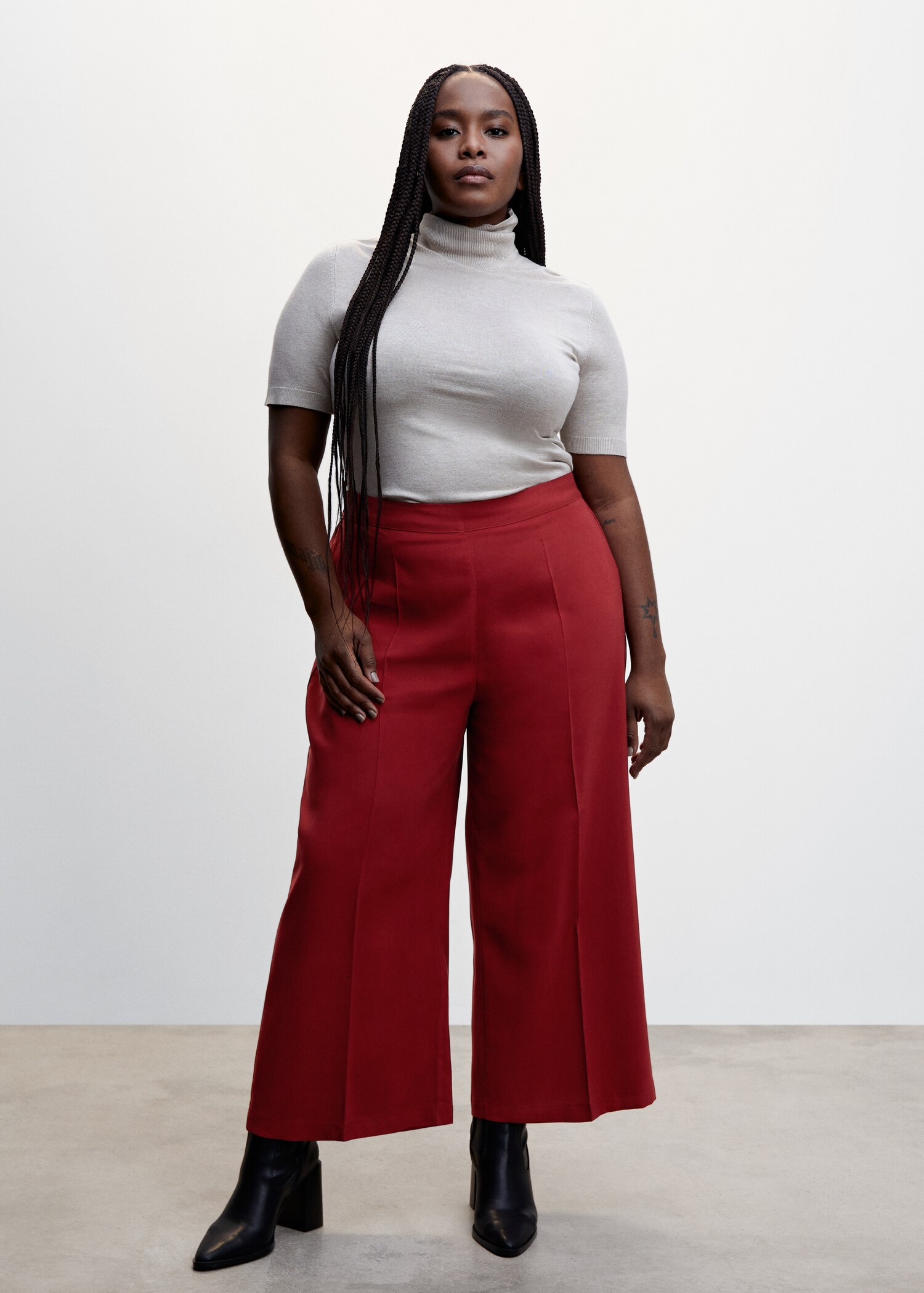 High-waist palazzo pants - Details of the article 3