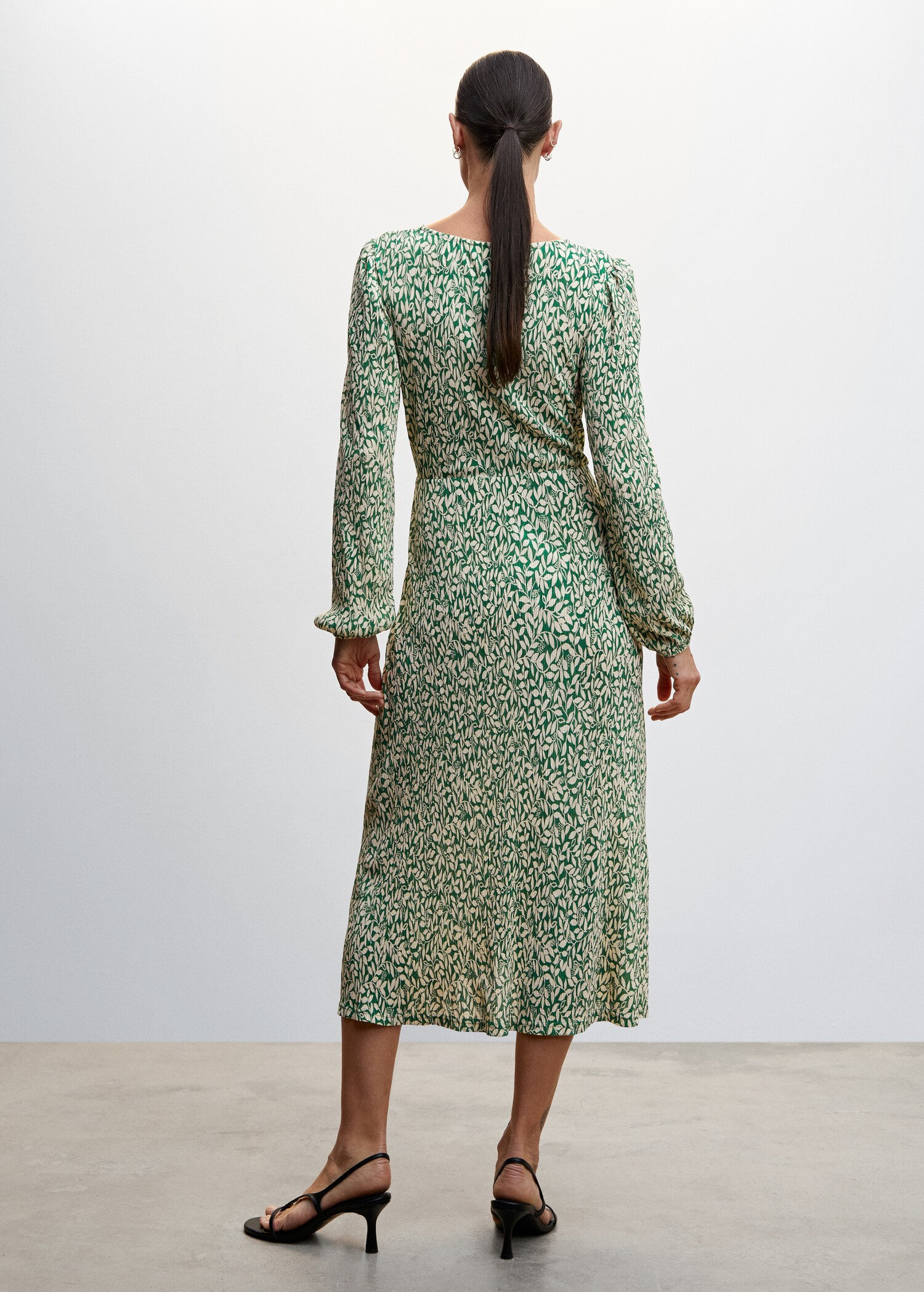 Vestido estampado textura - Reverso del artículo