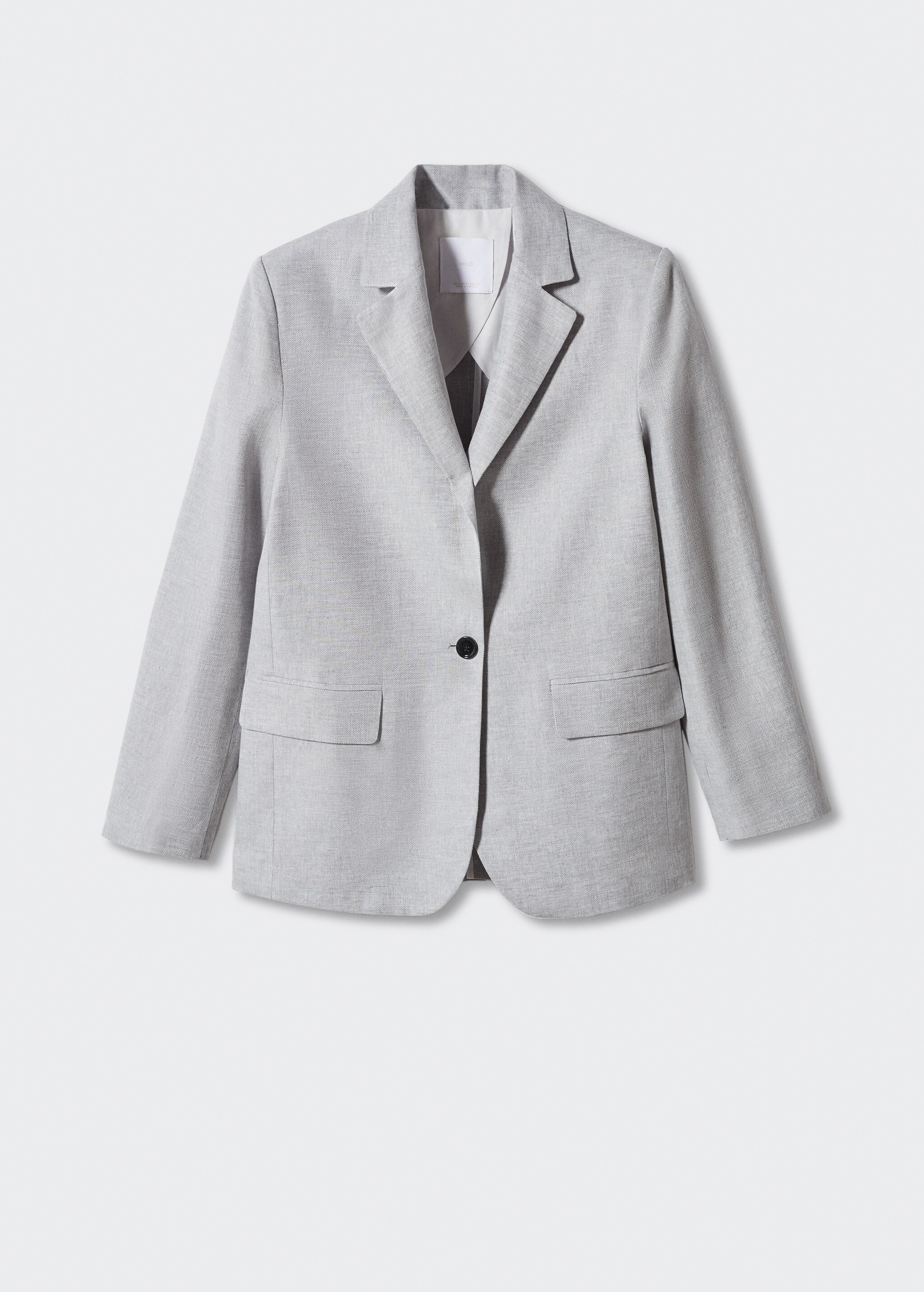 Herringbone linen suit jacket - Article without model