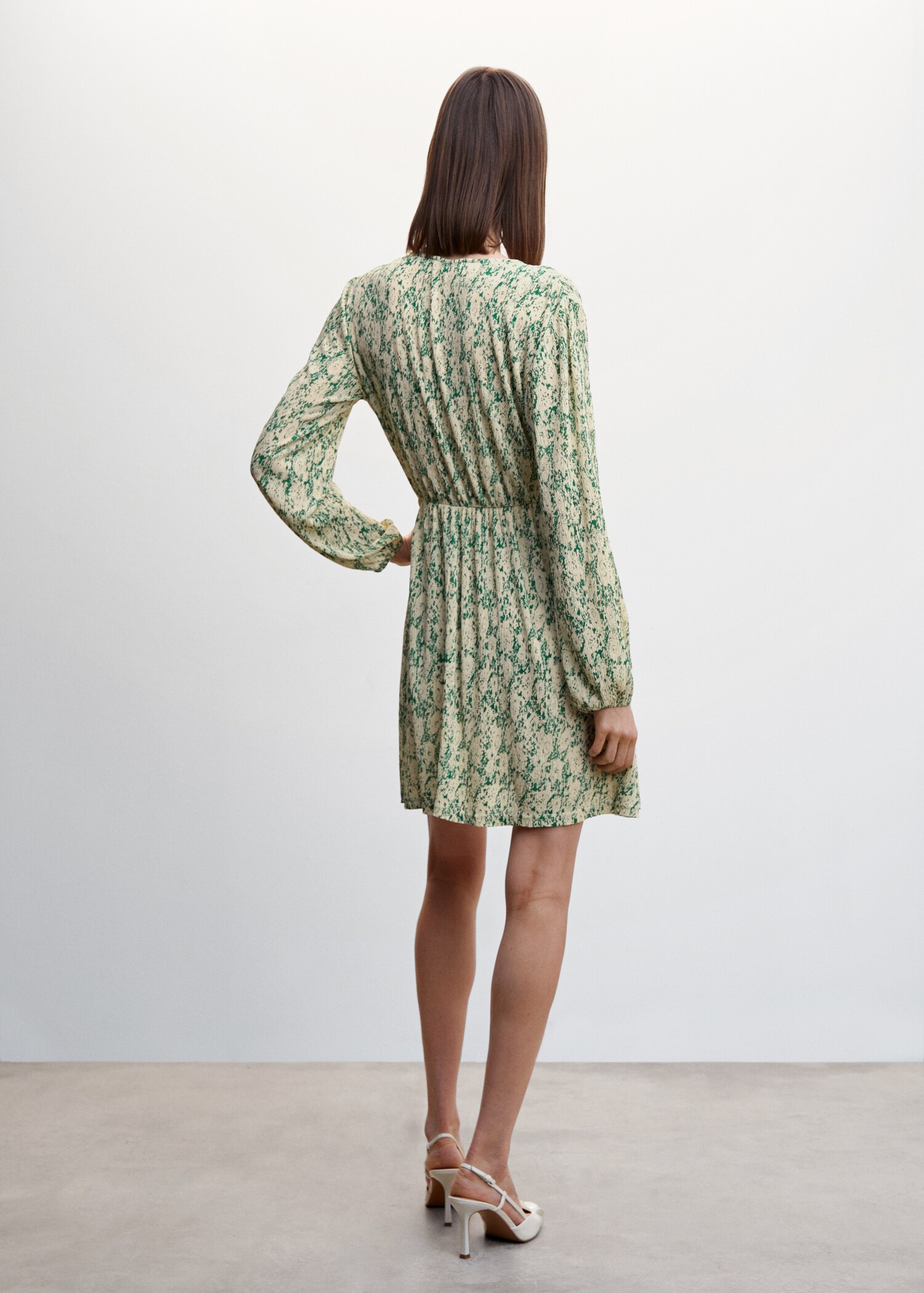 Robe texture florale - Verso de l’article