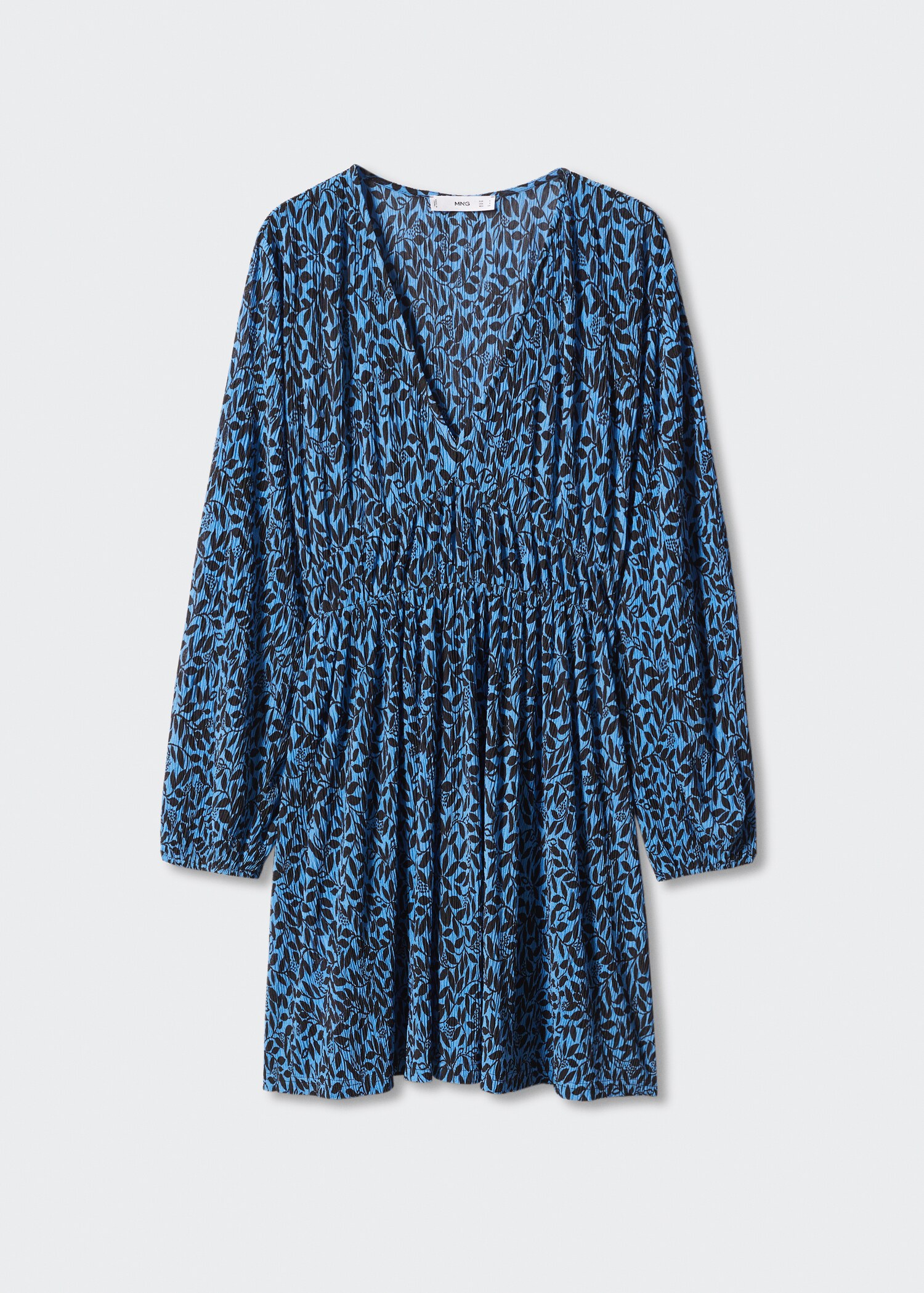 Textured floral-pattern dress - Article without model