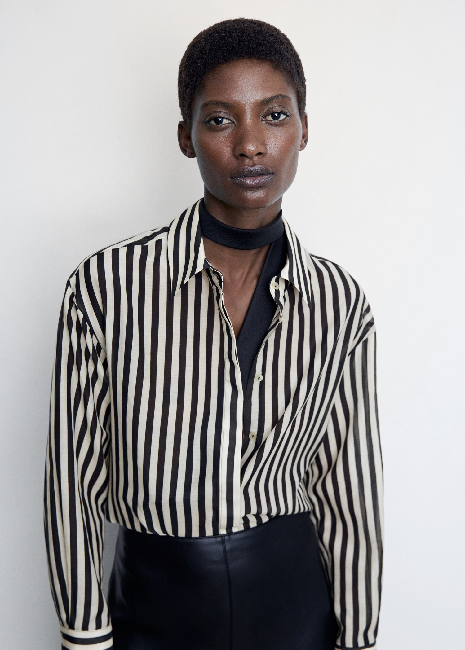 Chemise oversize coton rayures - Détail de l'article 2