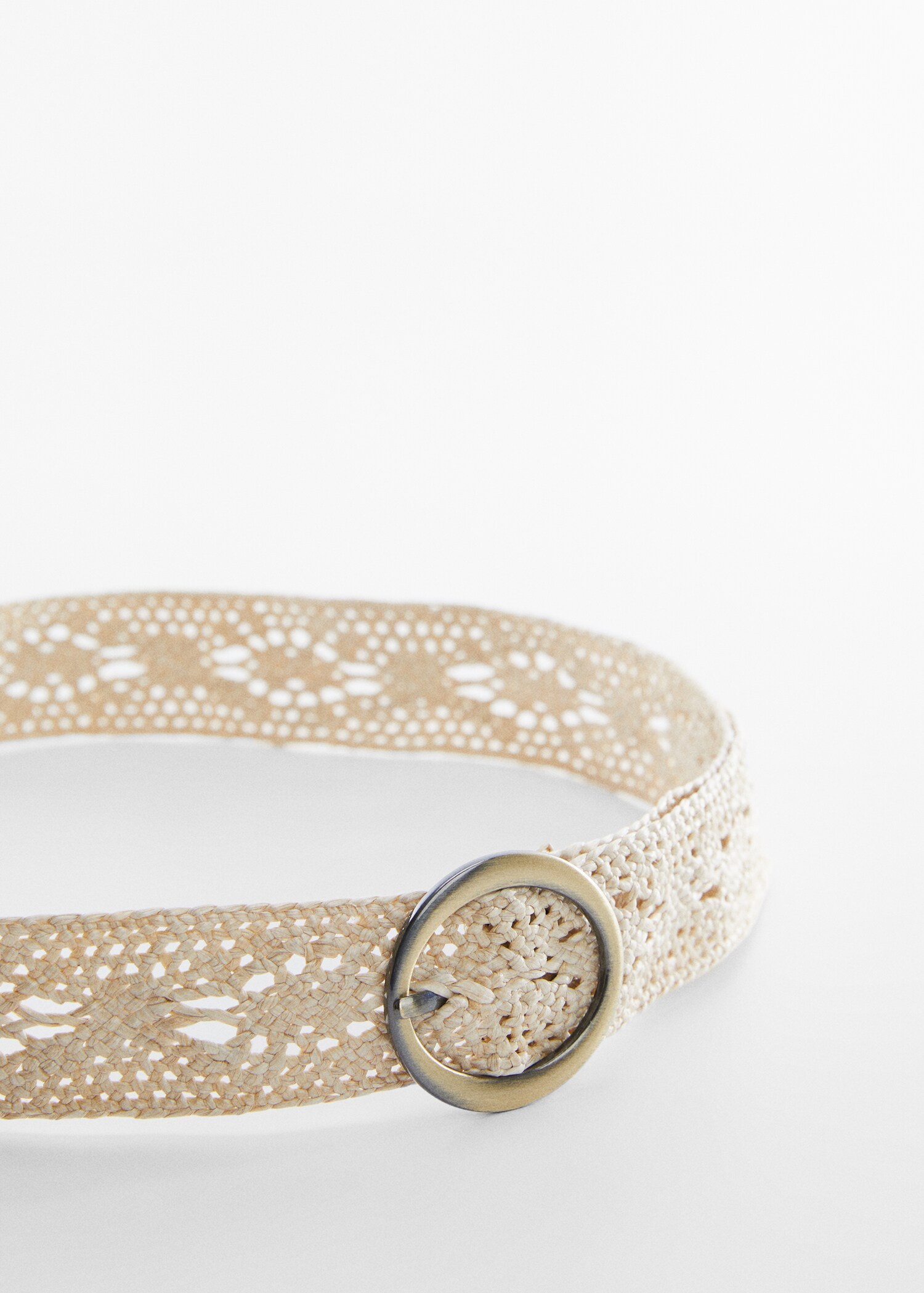 Ceinture boucle crochet - Plan moyen