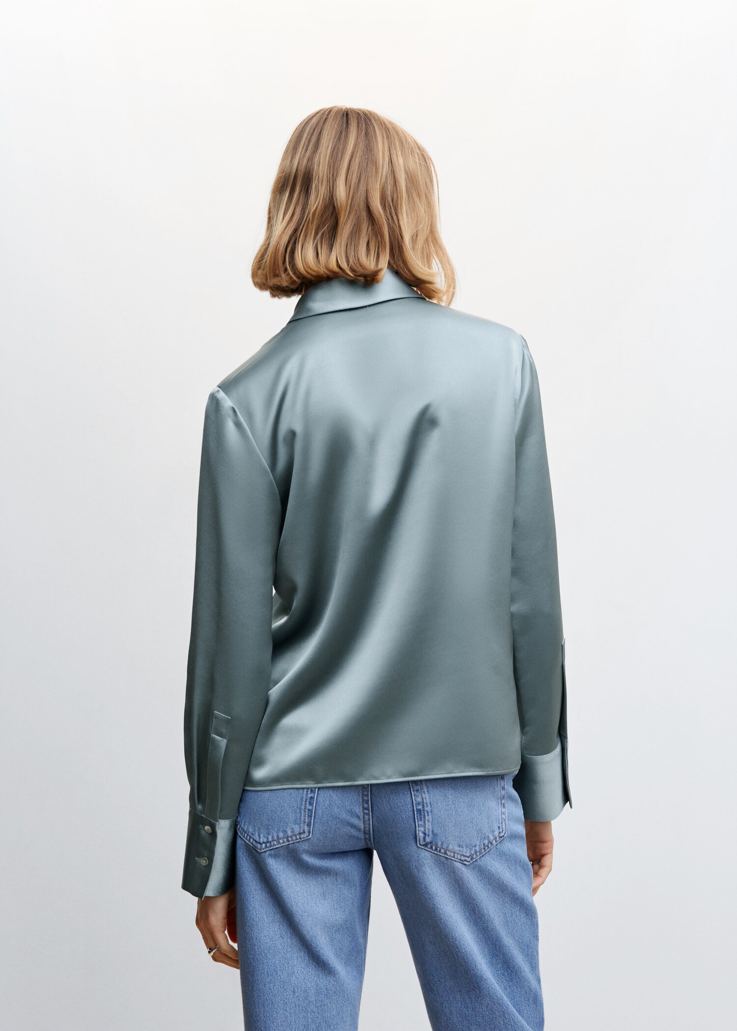 Camisa setinada botons - Revers de l'article