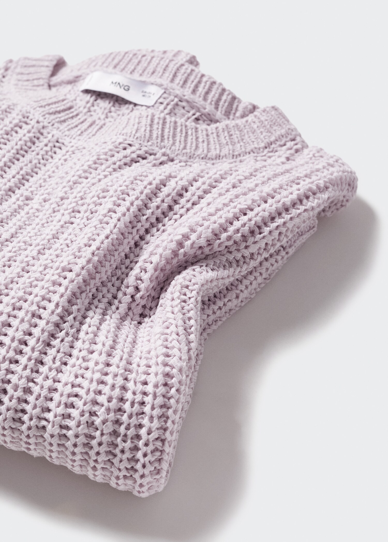 Sweter z dzianiny z okrągłym dekoltem - Szczegóły artykułu 8