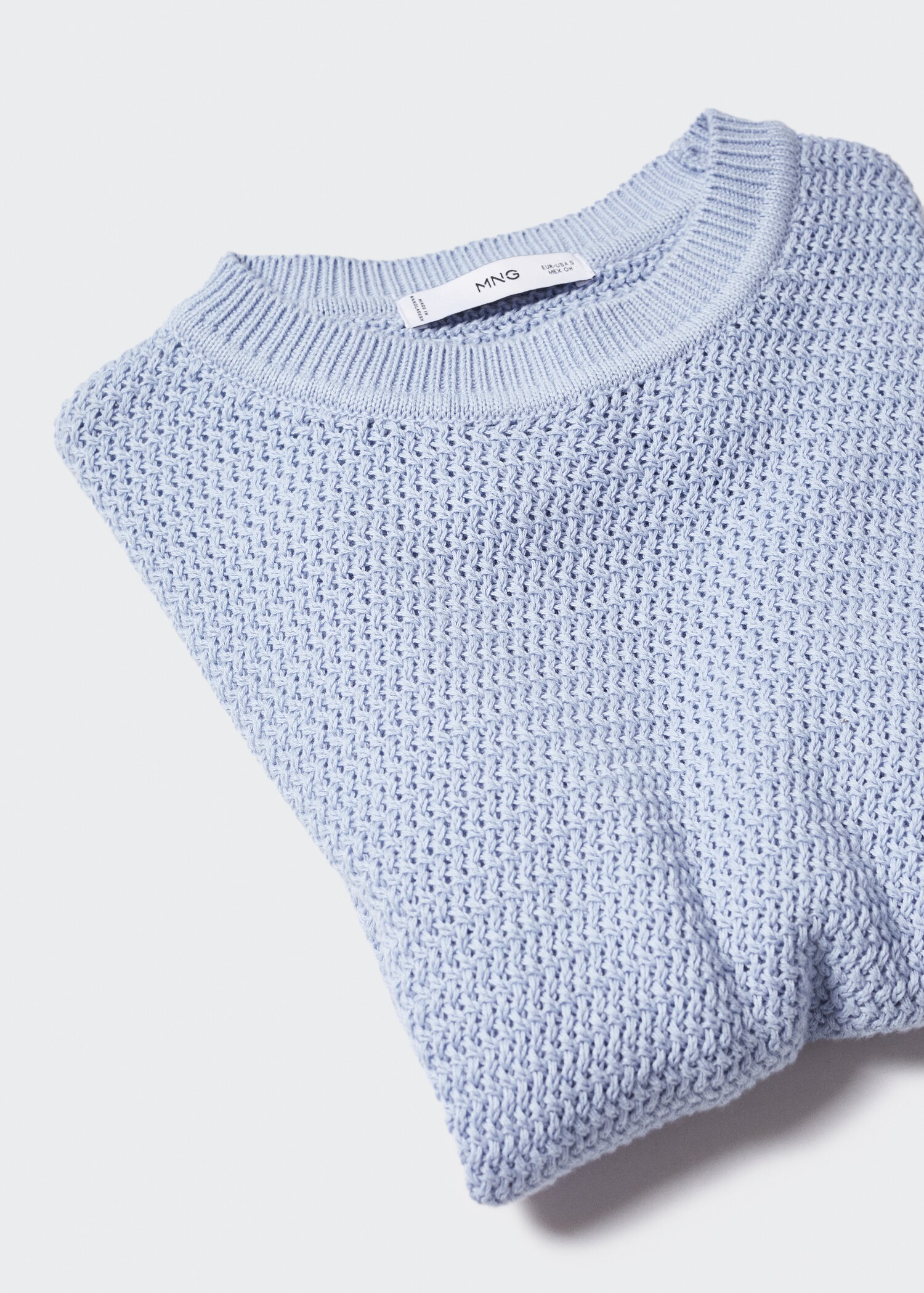 Knit cotton sweater - Details of the article 8