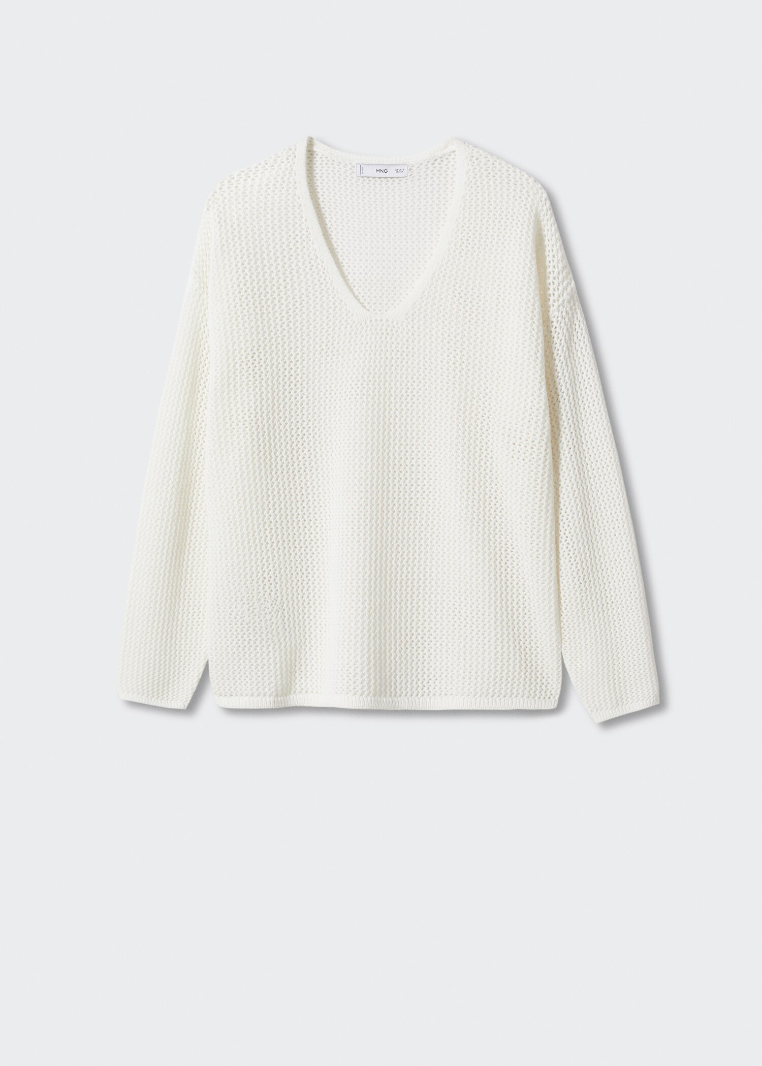 Jersey 100% algodón cuello pico - Artículo sin modelo