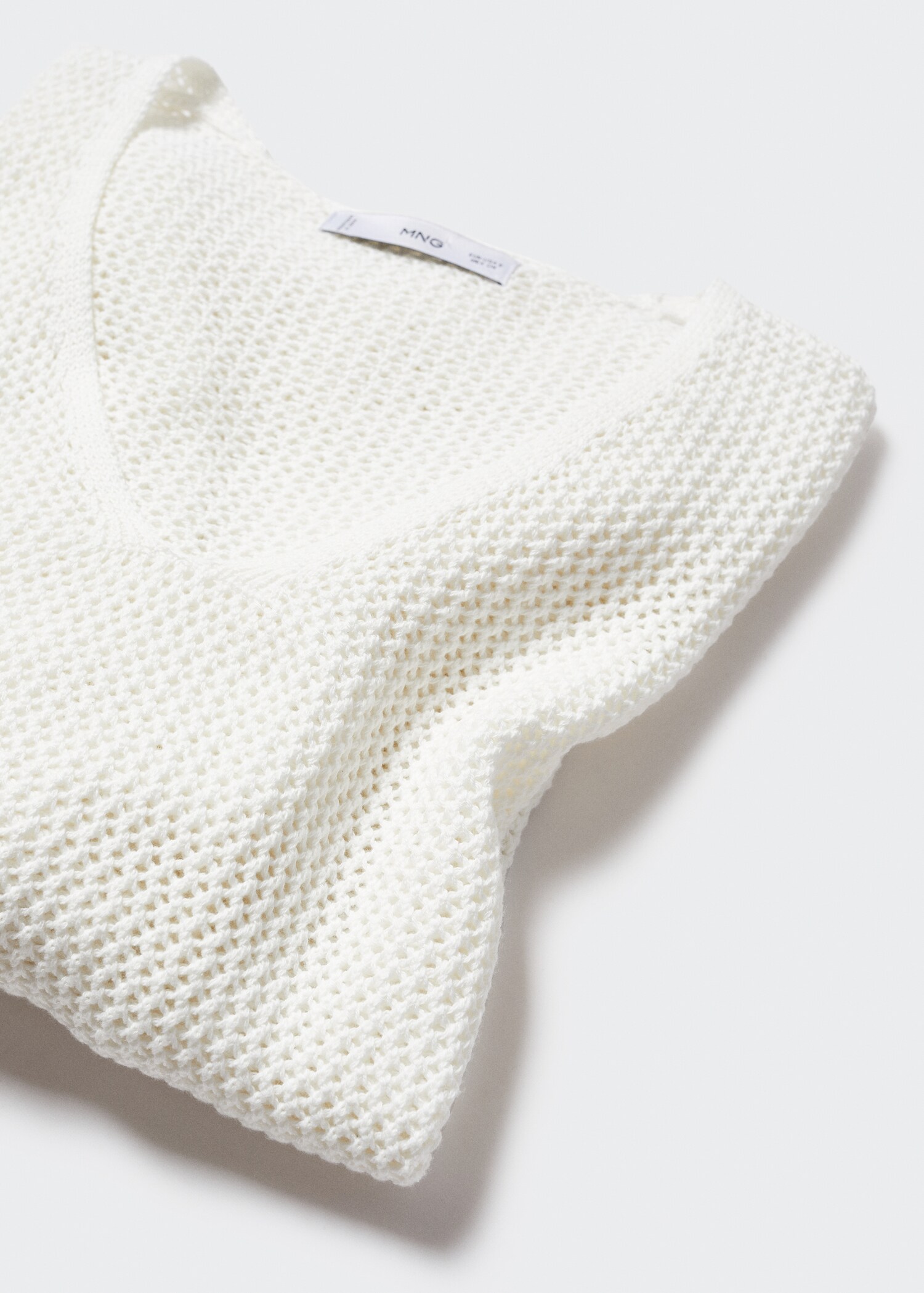 Jersey 100% algodón cuello pico - Detalle del artículo 8