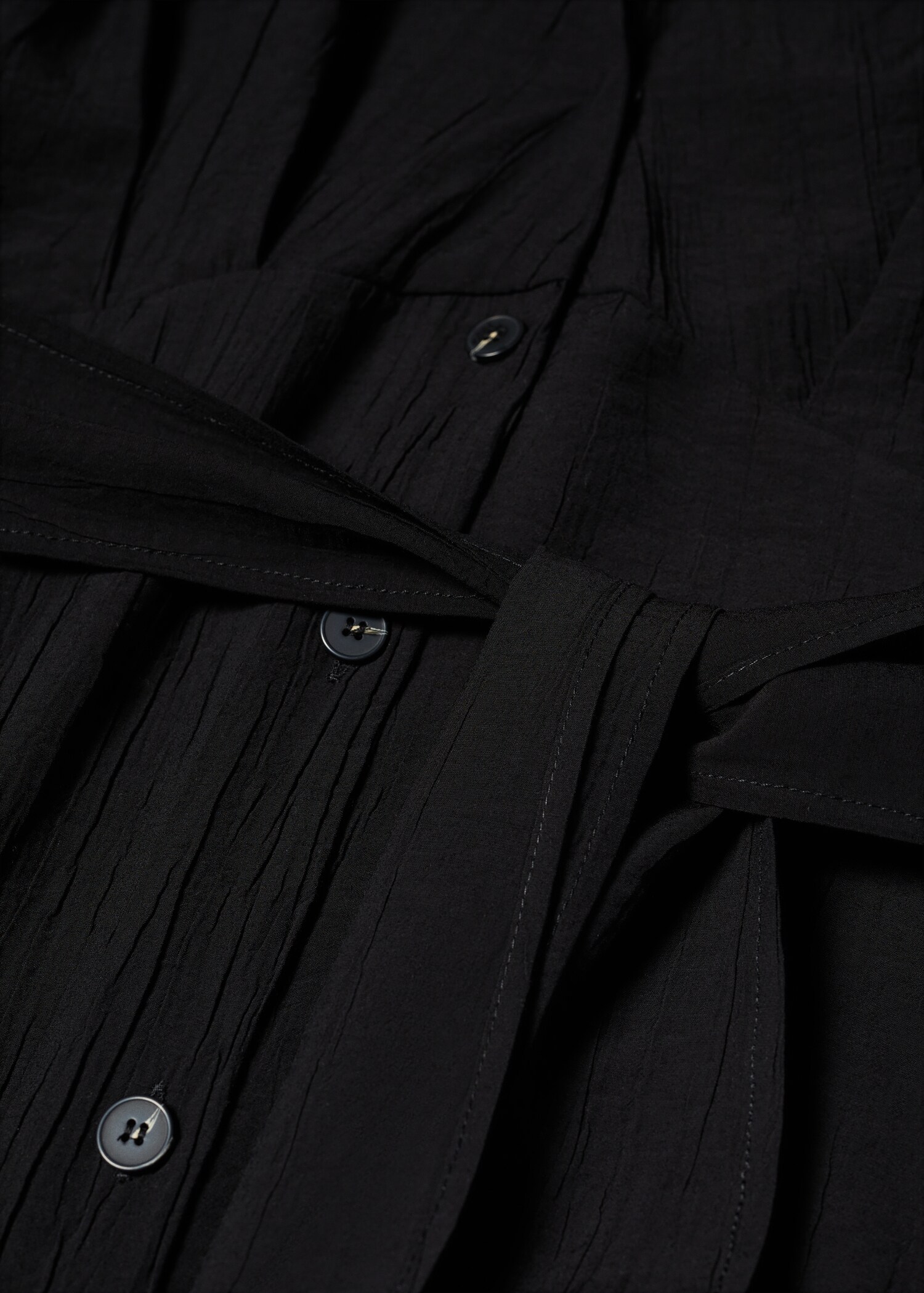 Vestido camisero lazo - Detalle del artículo 8