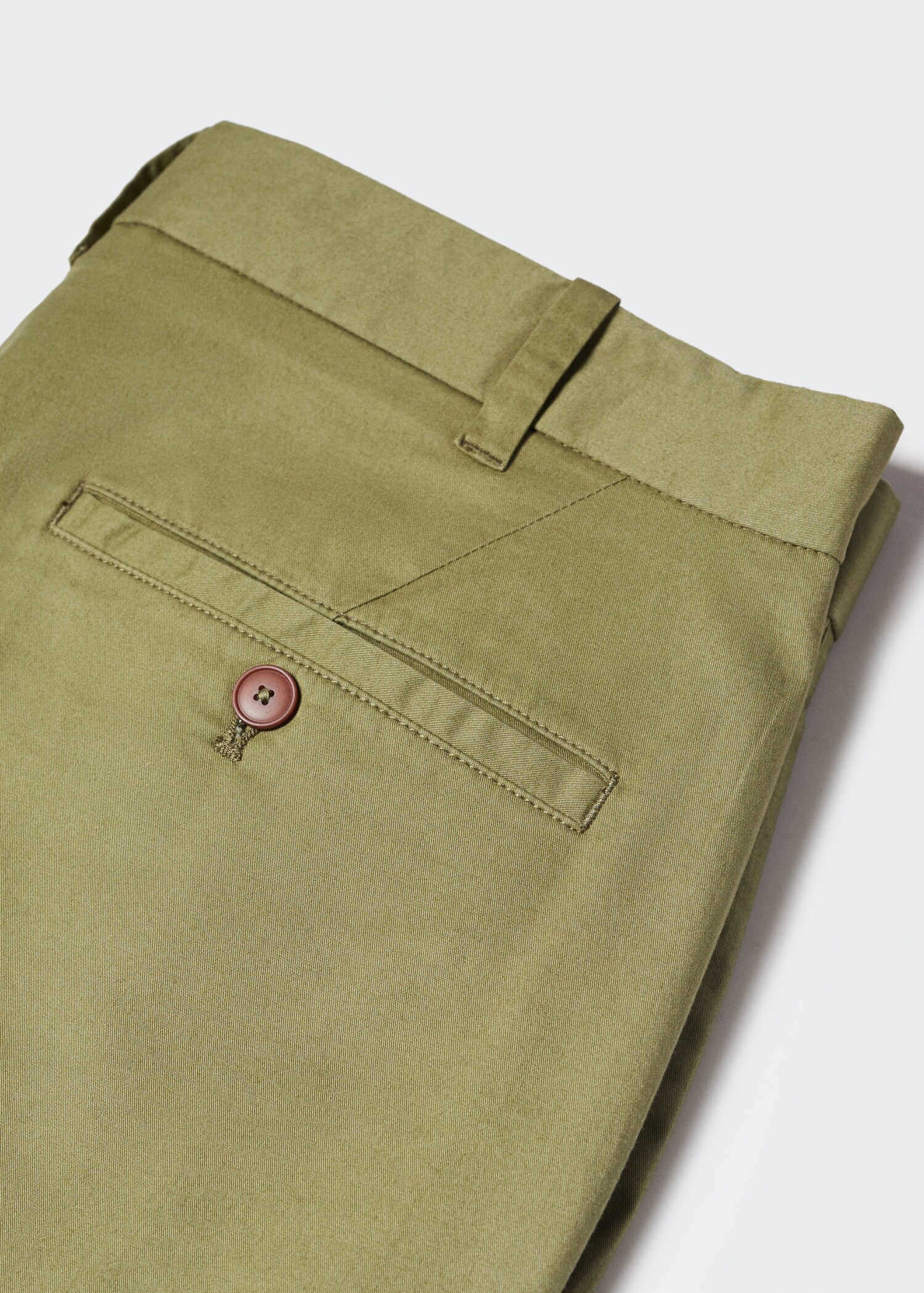 Slim-fit chino cotton bermuda shorts - Details of the article 8