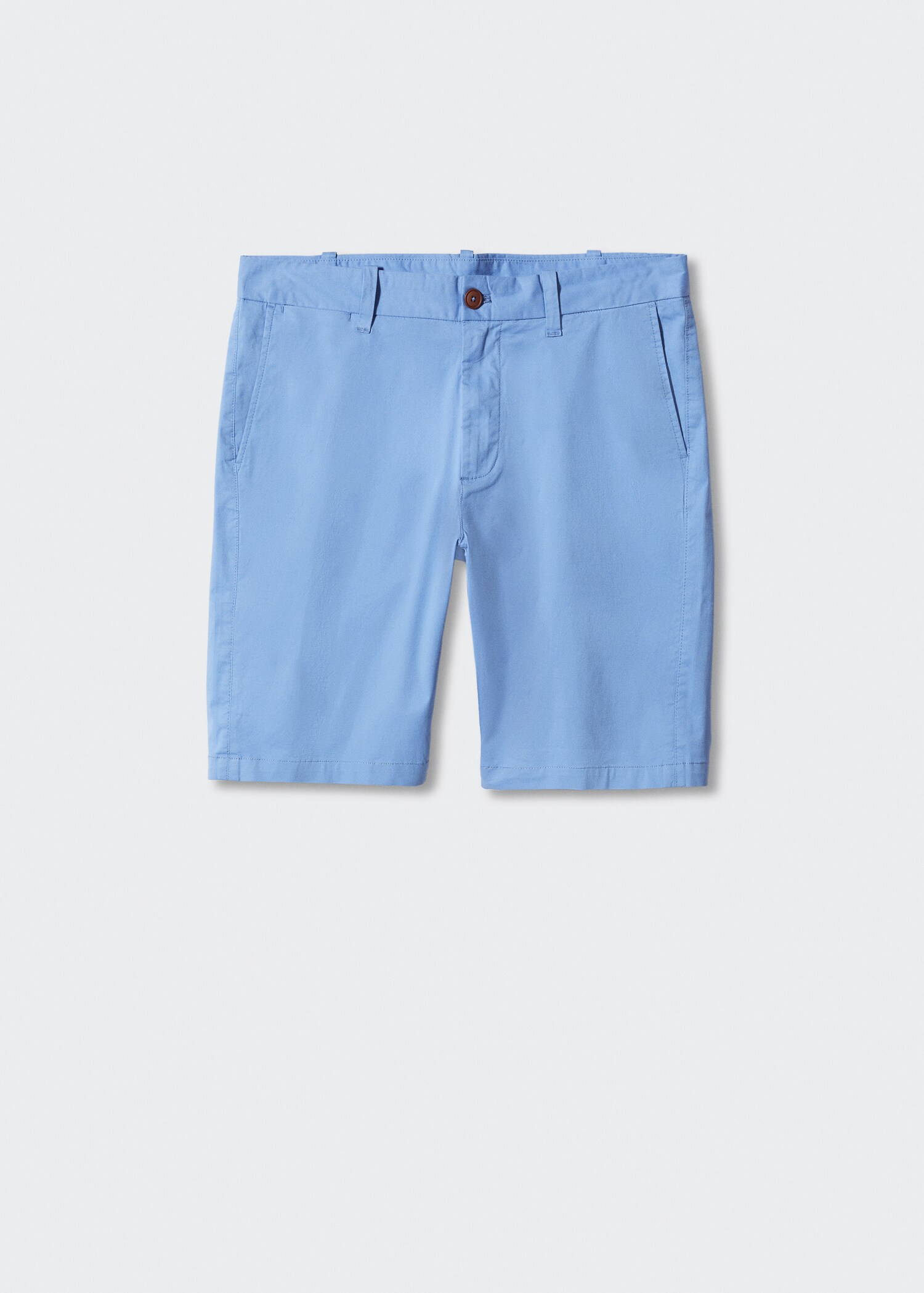 Slim-fit chino cotton bermuda shorts - Article without model