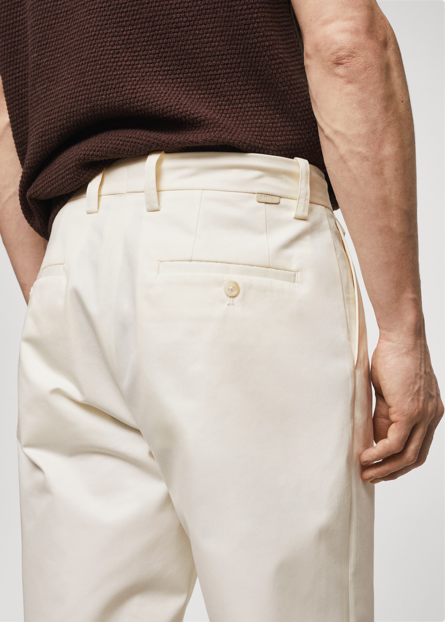 Pantaloni pinces cotone - Dettaglio dell'articolo 2