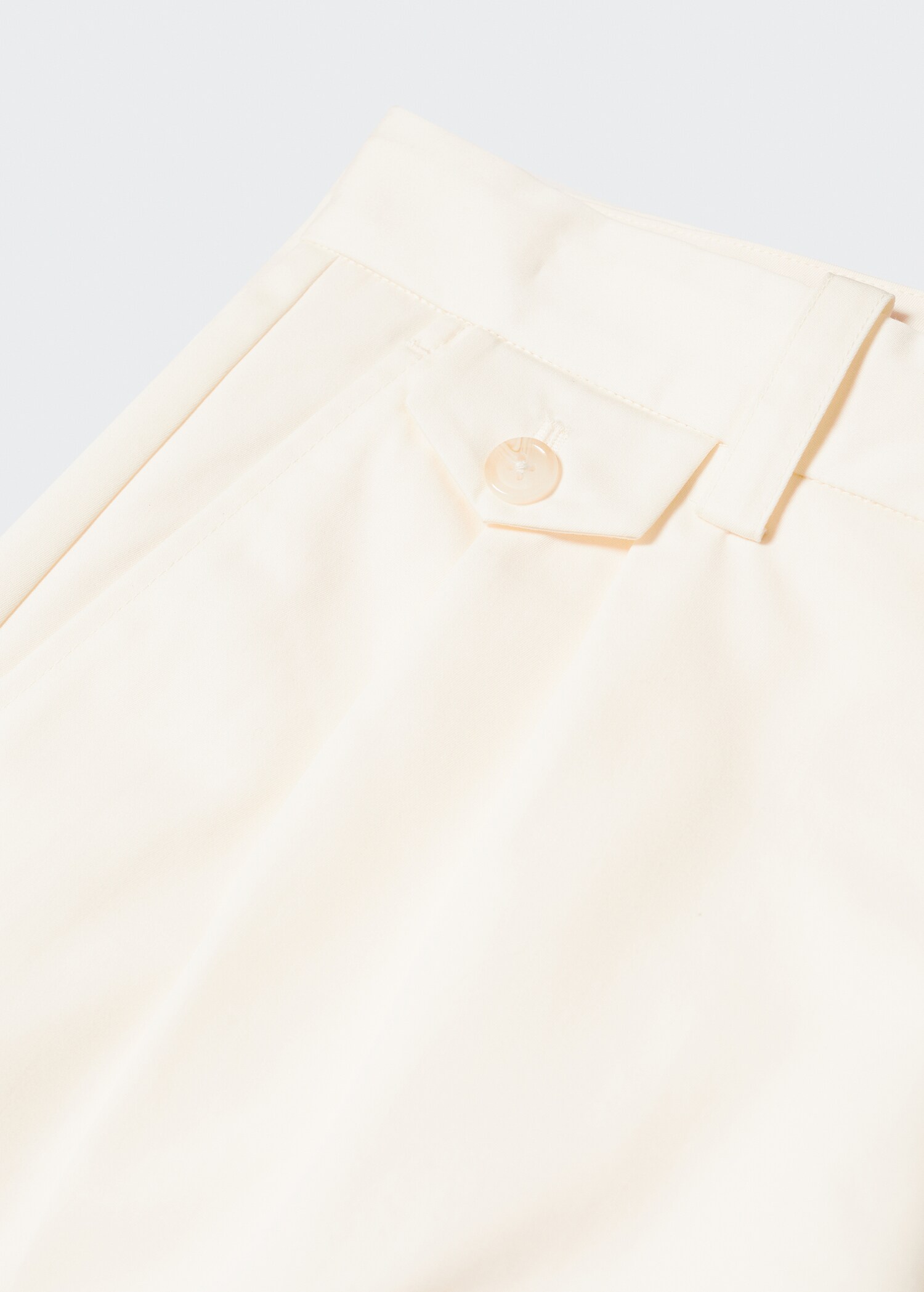 Cotton pleated trousers - Details of the article 8