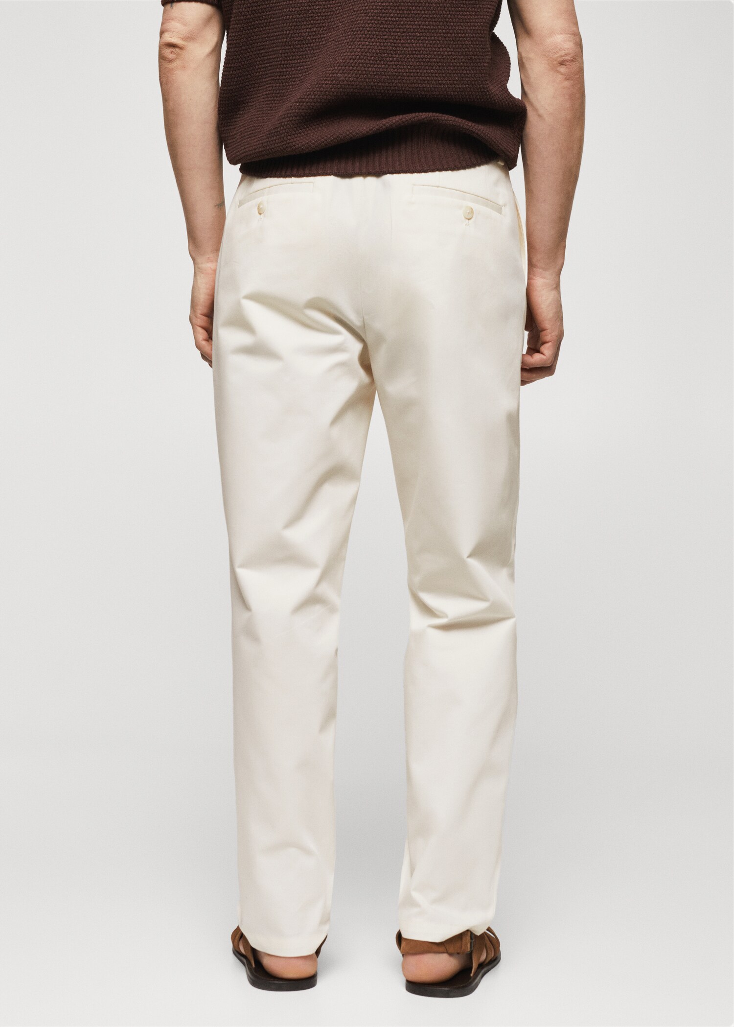 Pantaloni pinces cotone - Retro dell'articolo