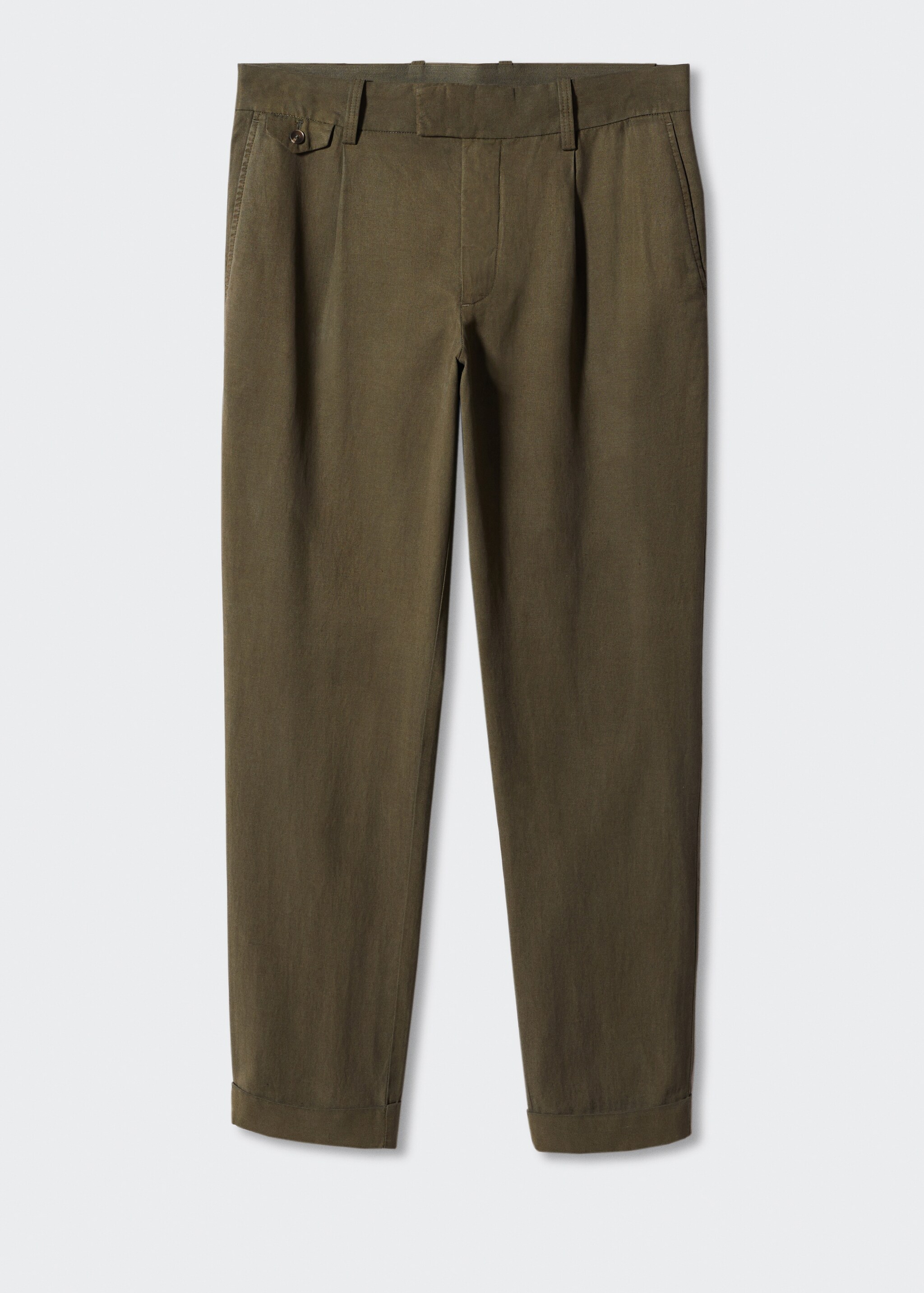 Pantalón tapered fit pinzas - Artículo sin modelo