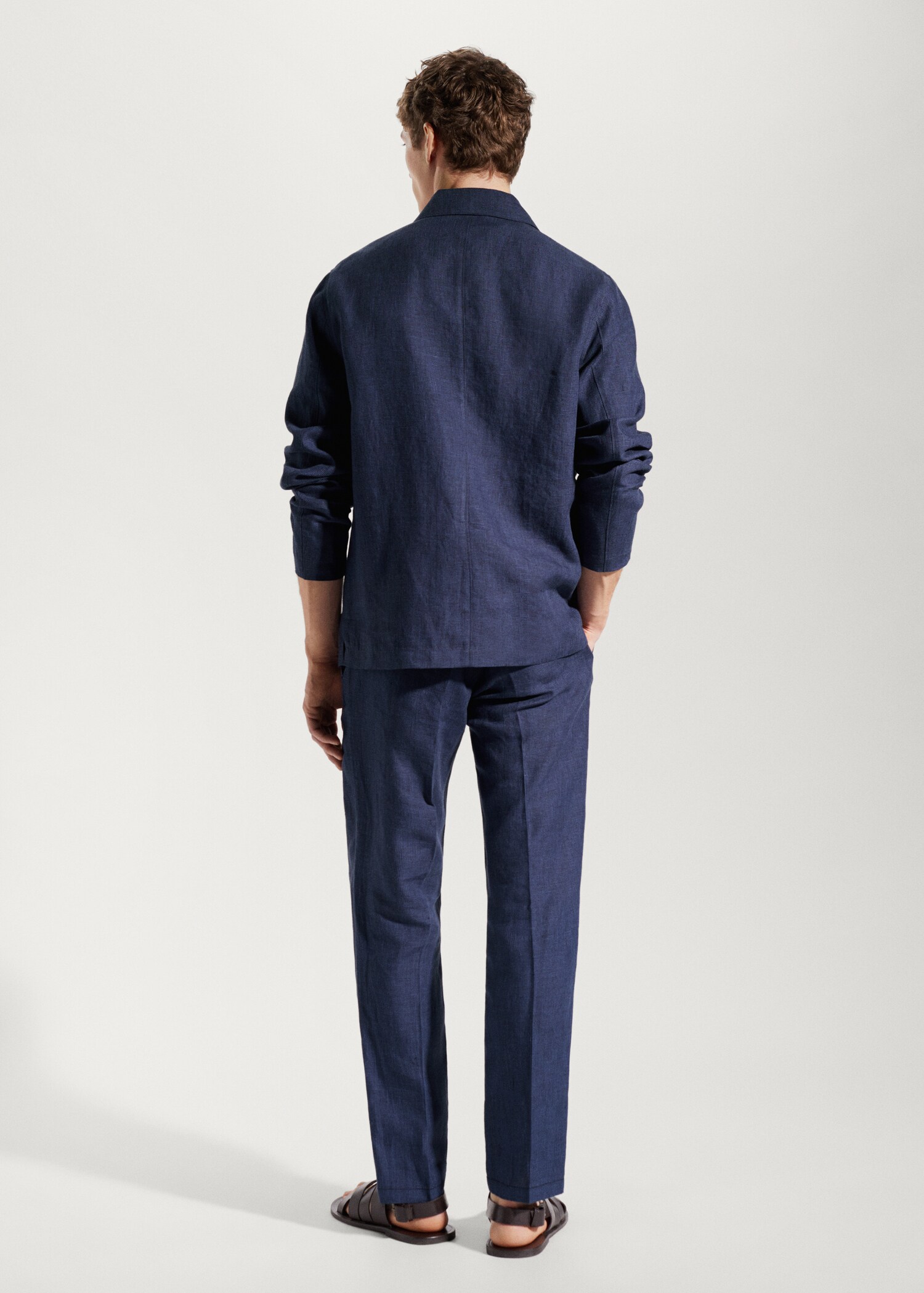 Overshirt de in pepit - Spatele articolului