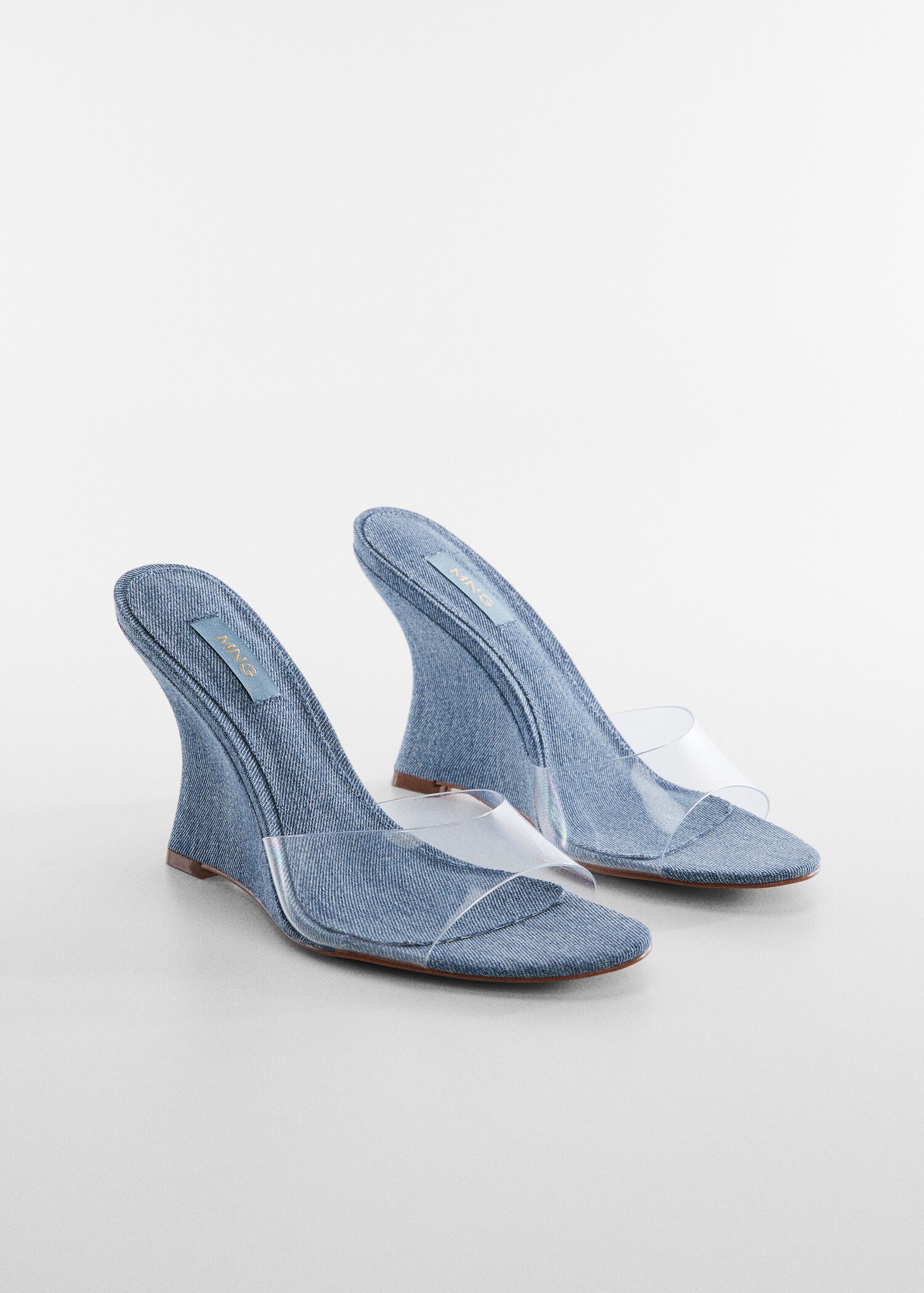 Sandalo denim vinile - Piano medio