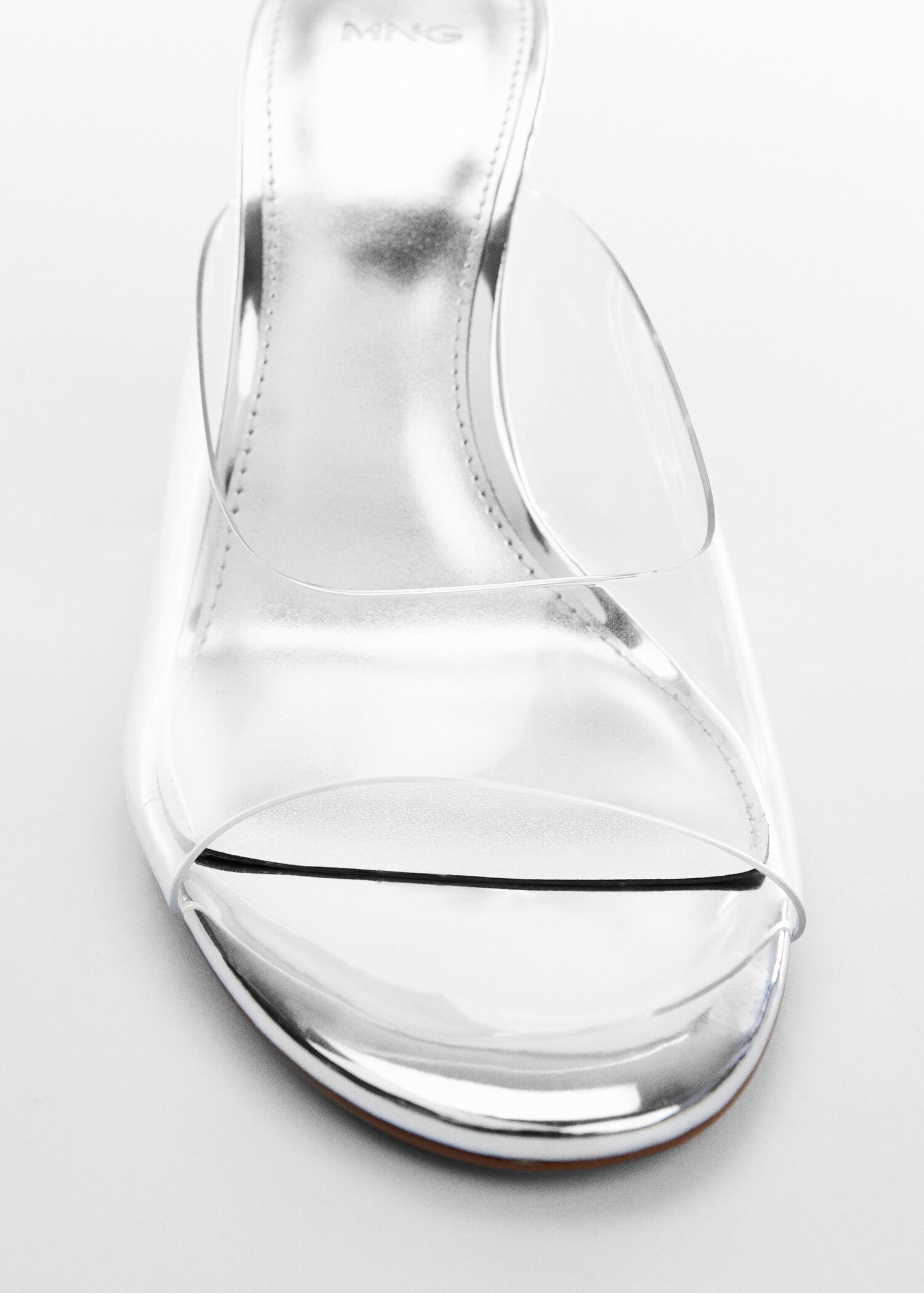 Sandales vinyle talon compensé transparent - Détail de l'article 2