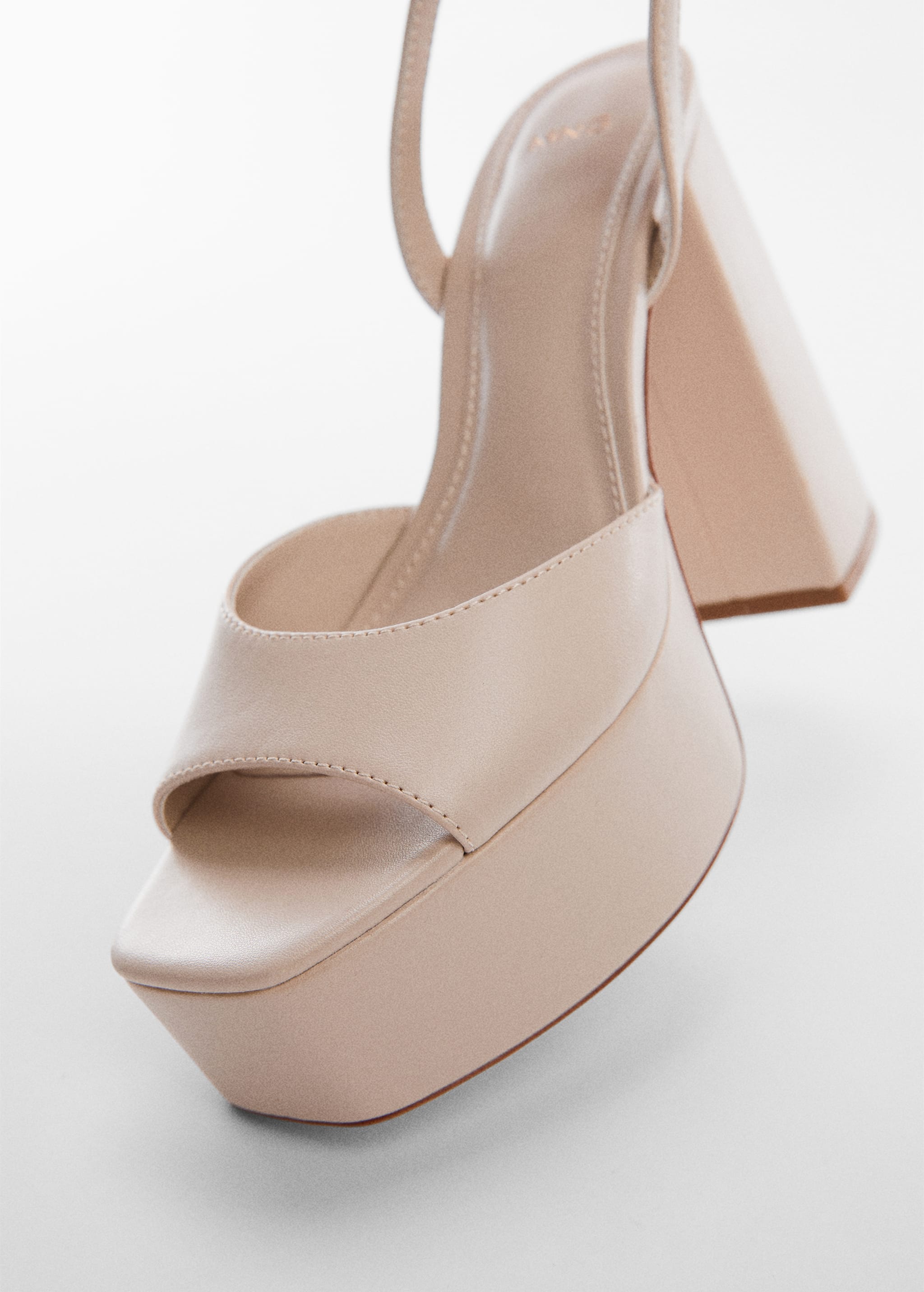 Platform ankle-cuff sandals - Details of the article 1