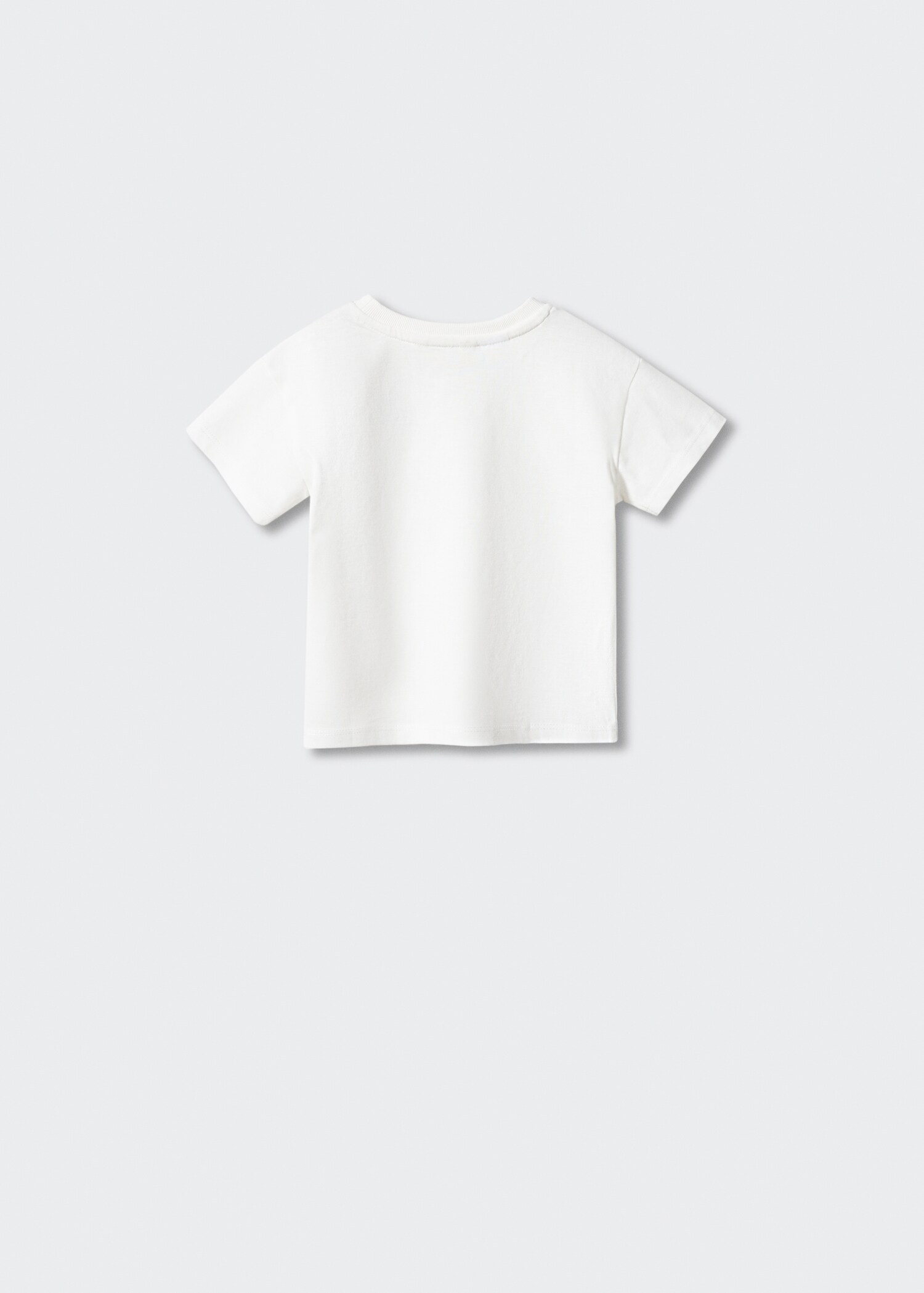 Cotton printed T-shirt - Reverse of the article