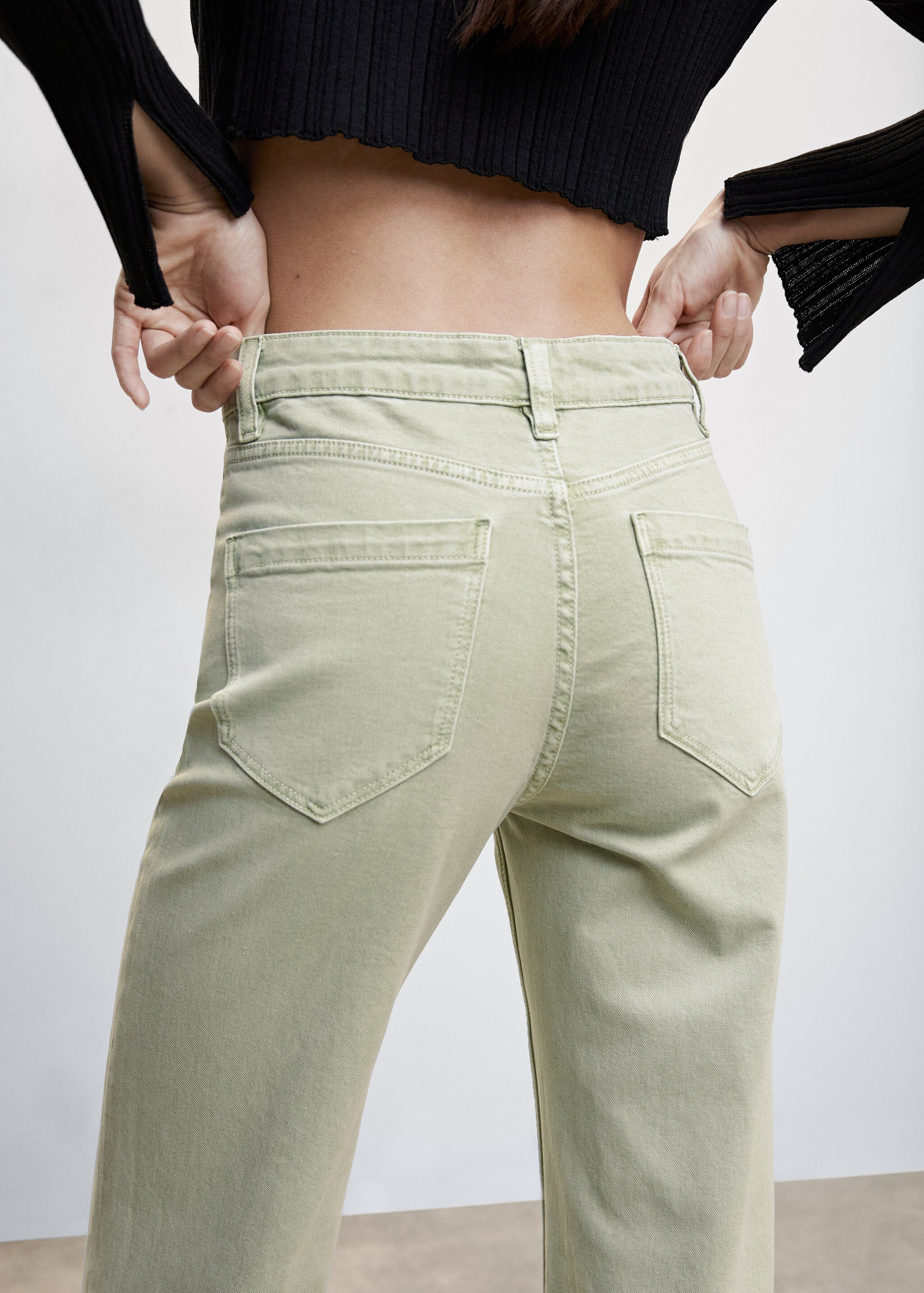 Jeans wideleg bolsillos - Detalle del artículo 2