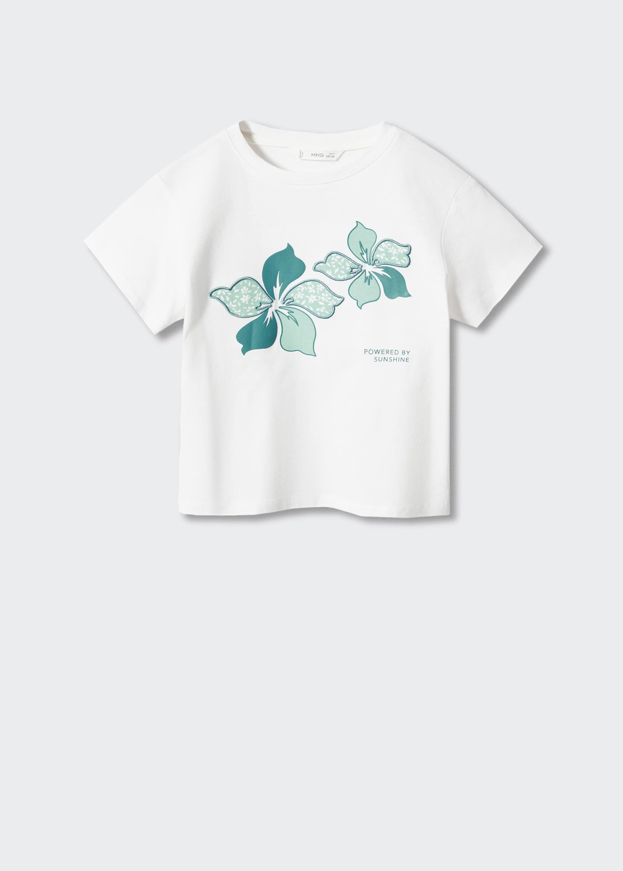 Printed cotton-blend T-shirt - Article without model
