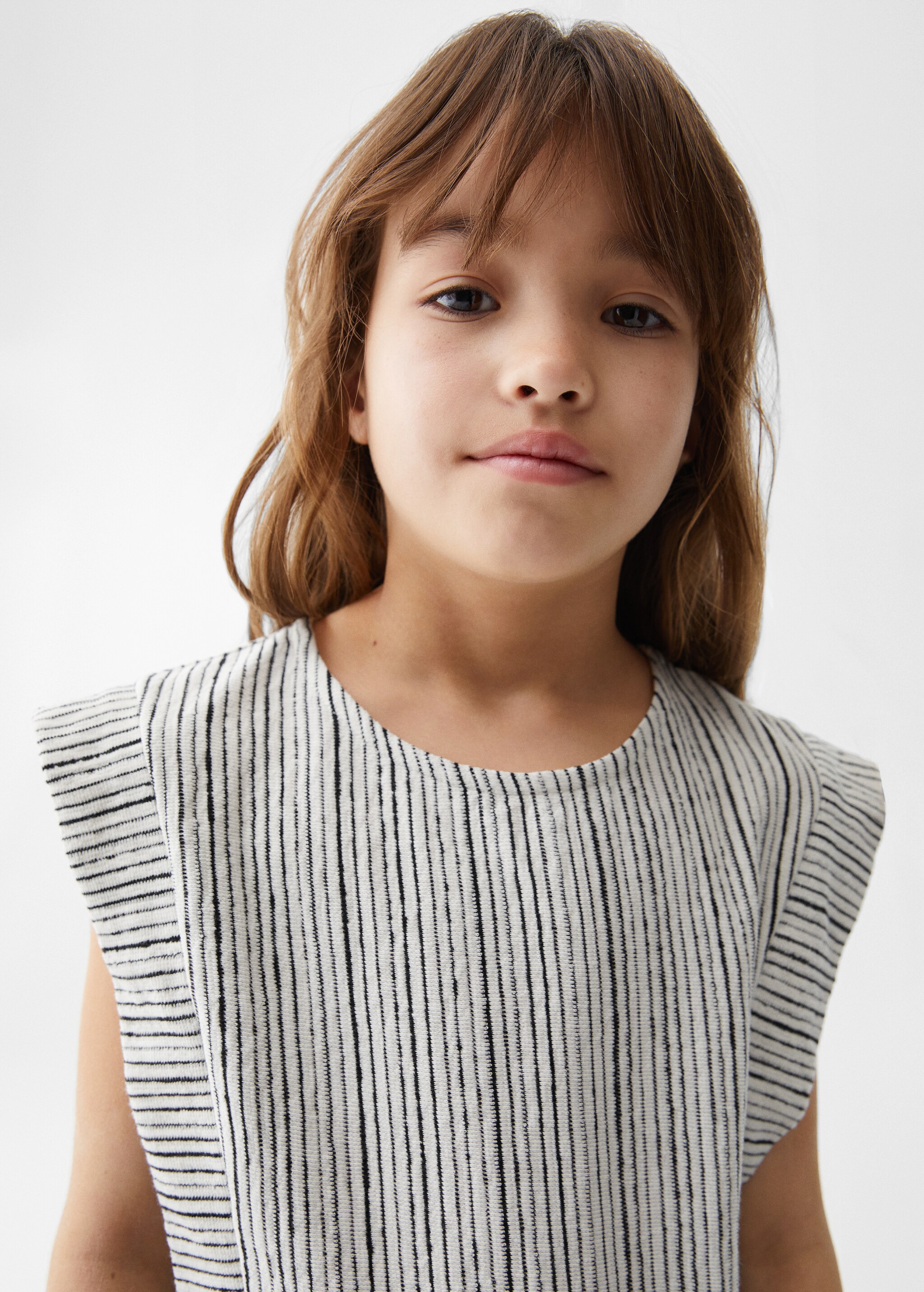 Striped cotton T-shirt - Details of the article 4