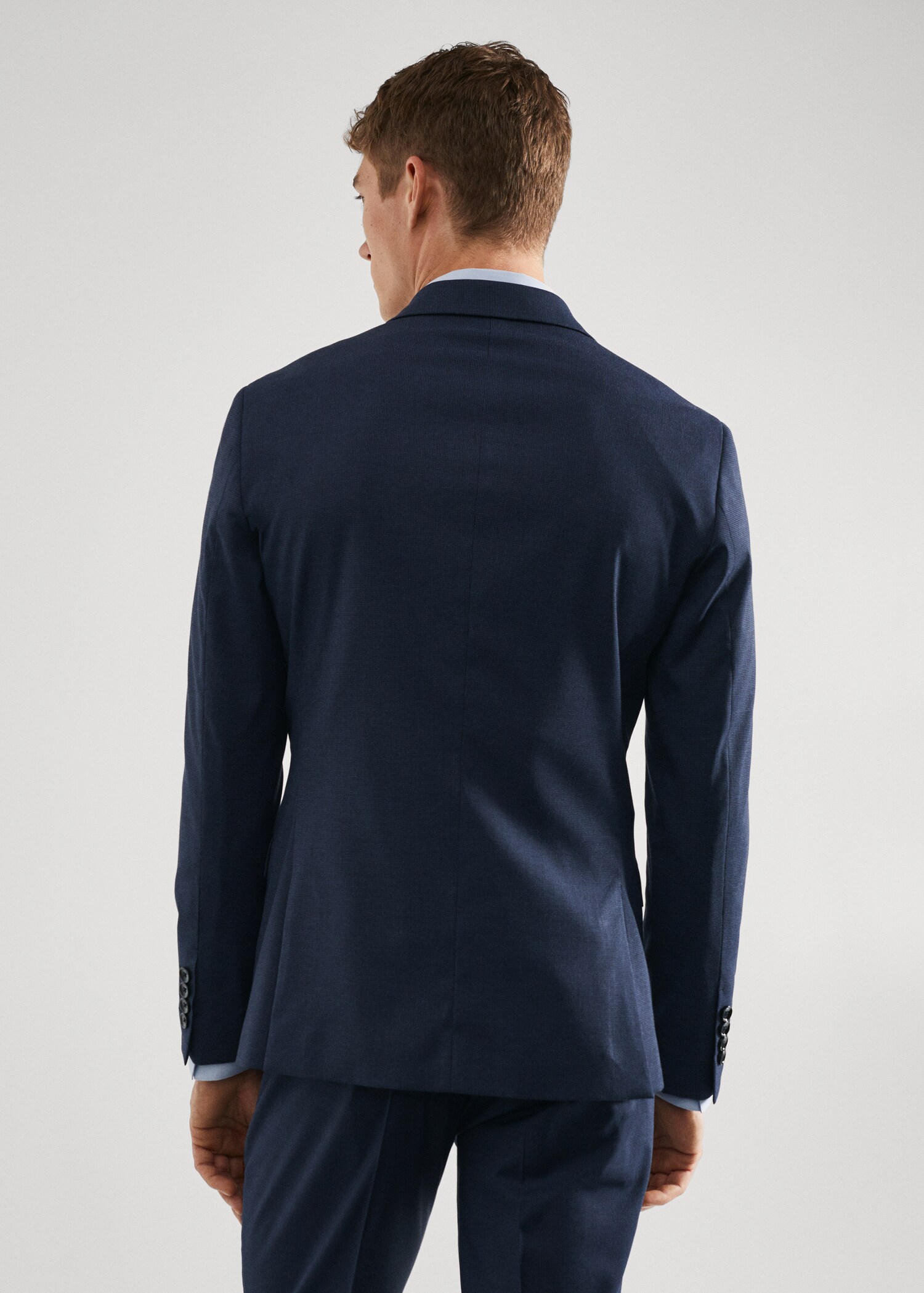 Super slim-fit suit jacket - Reverse of the article