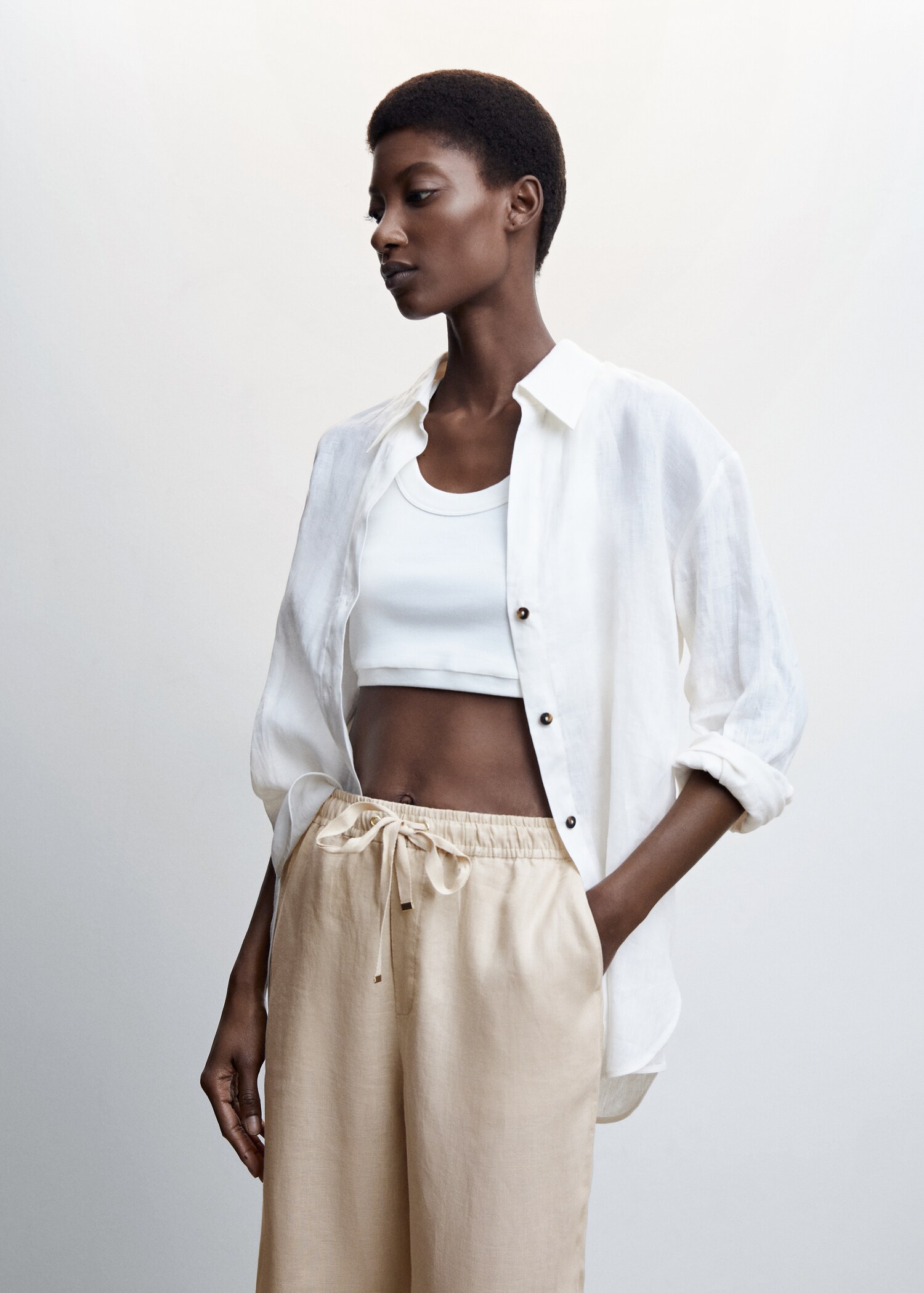 Pantalon 100 % lin - Détail de l'article 1