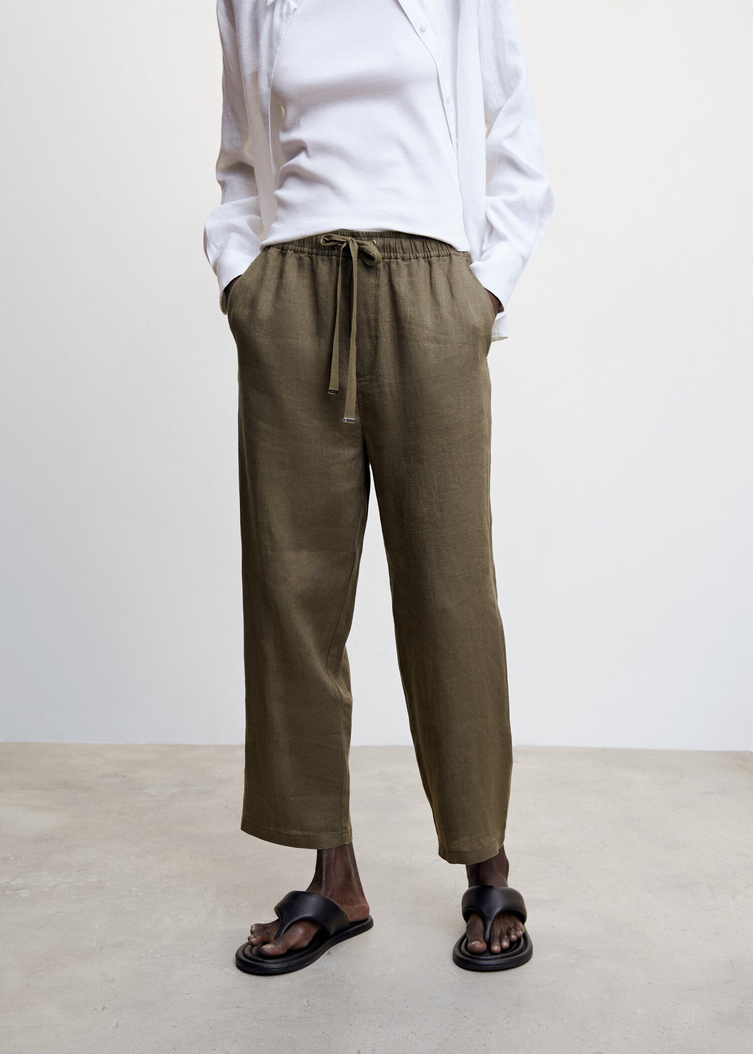 100% linen pants - Medium plane