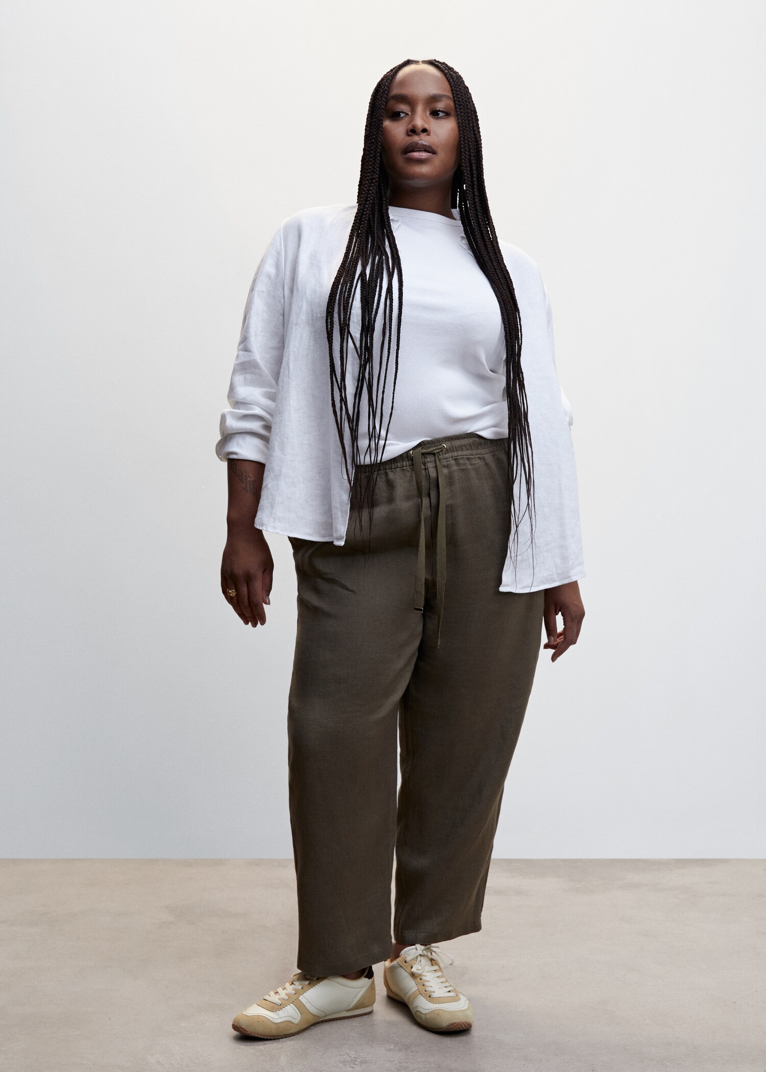 100% linen pants - Details of the article 3