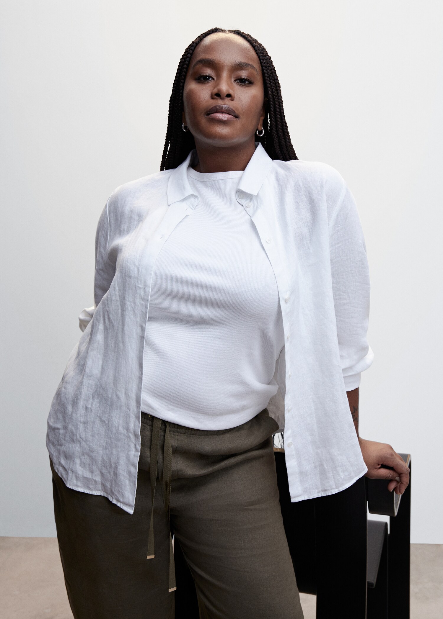 100% linen pants - Details of the article 5