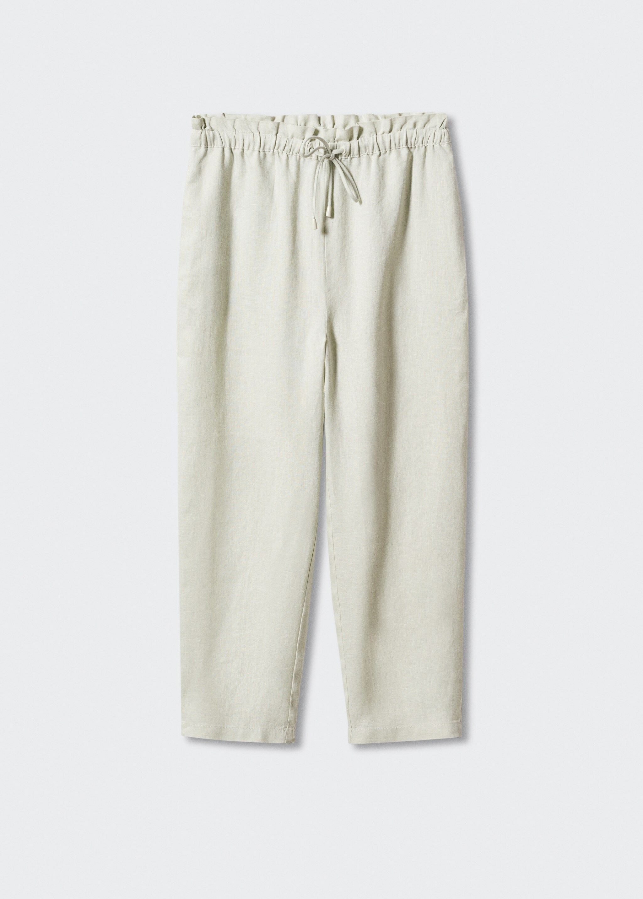 Linen jogger trousers - Article without model