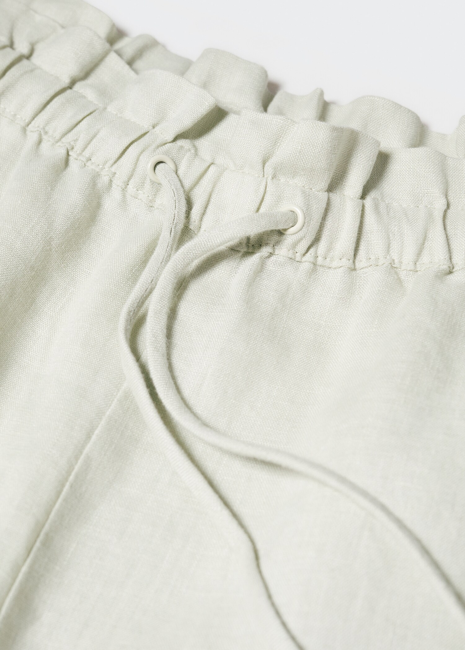 Linen jogger trousers - Details of the article 8