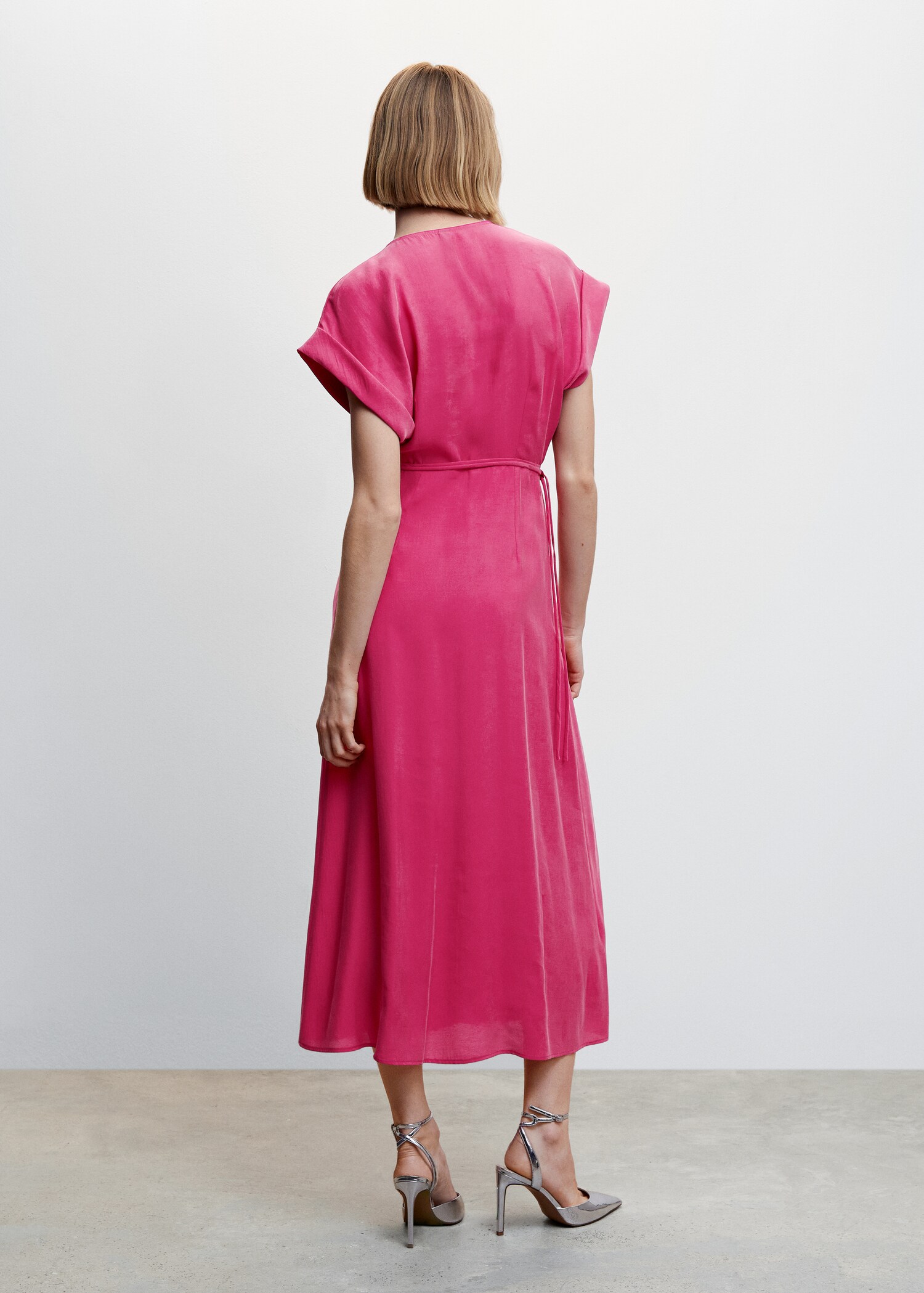 Vestido cruzado modal - Reverso del artículo