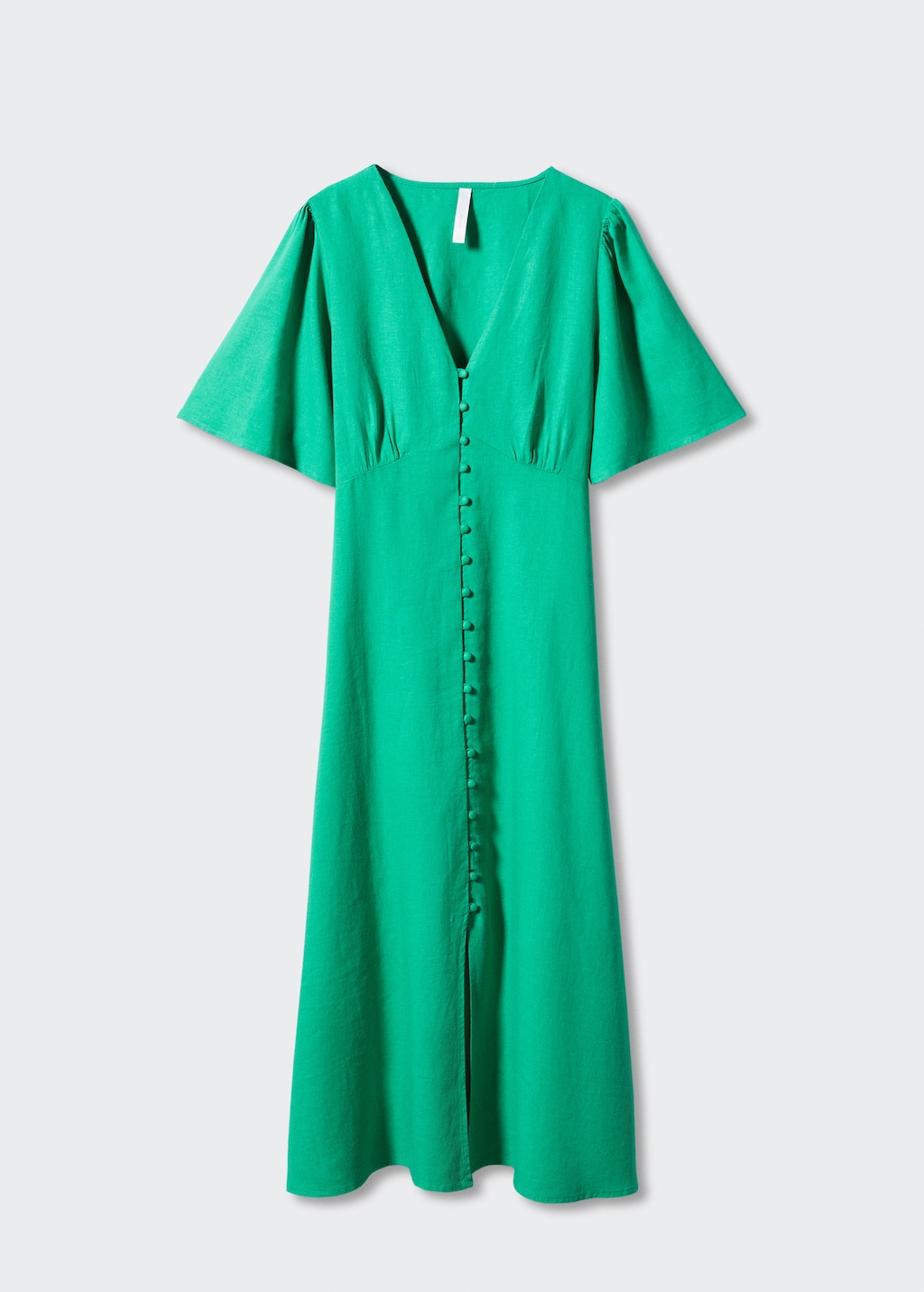 Robe lin boutons Femme MANGO OUTLET Belgique