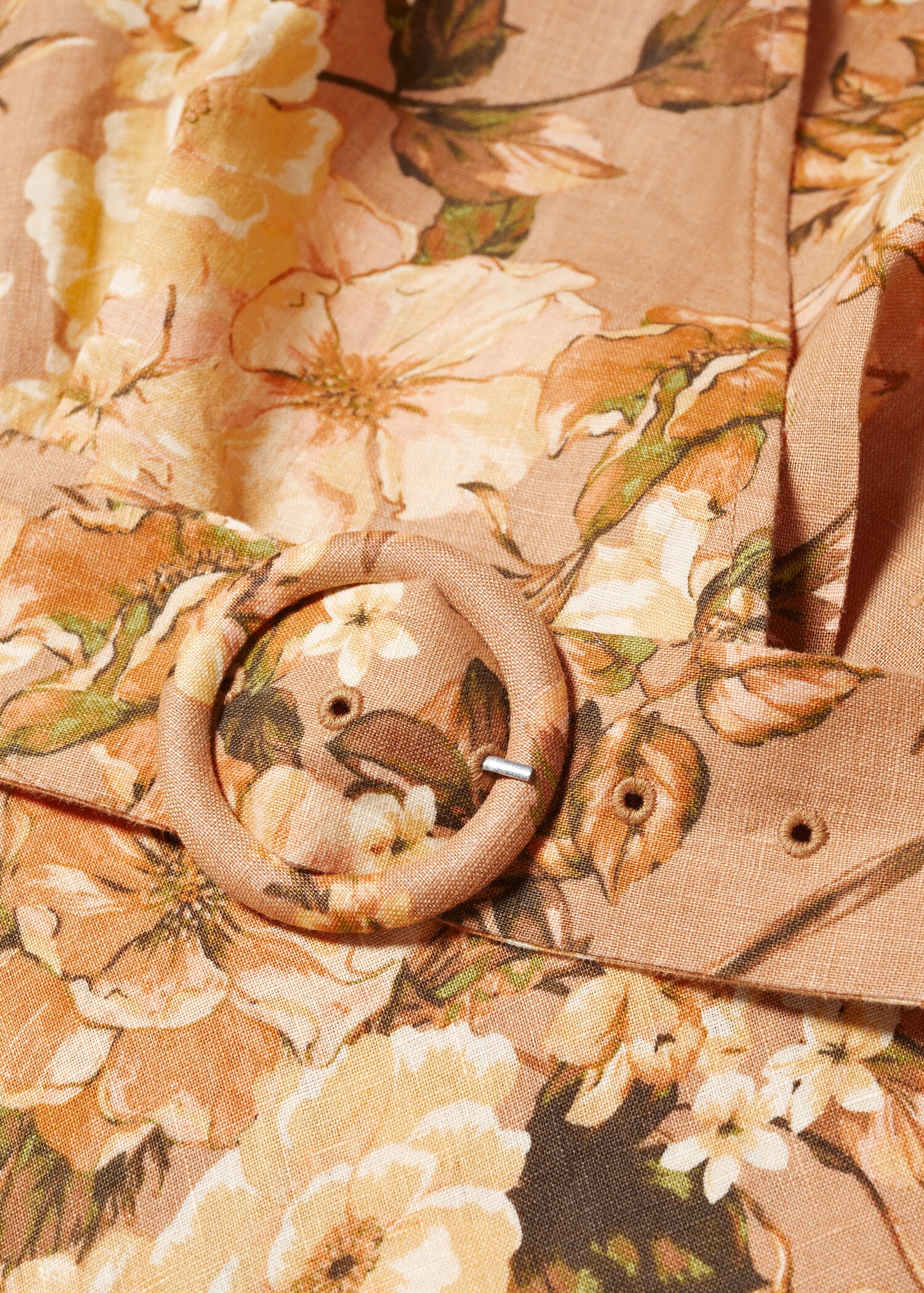 Vestido de linho às flores - Pormenor do artigo 8