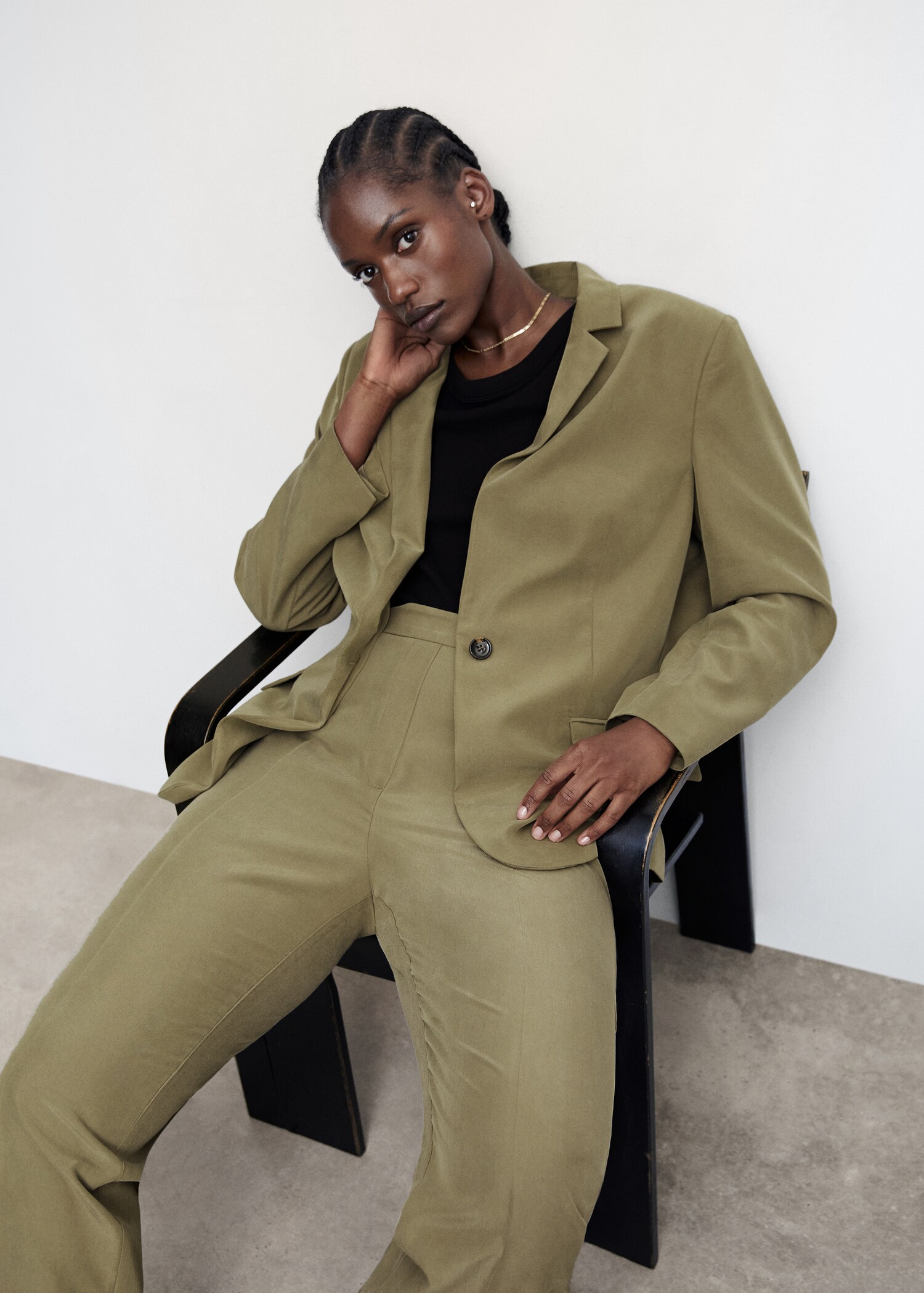 Modal suit trousers - Details of the article 4
