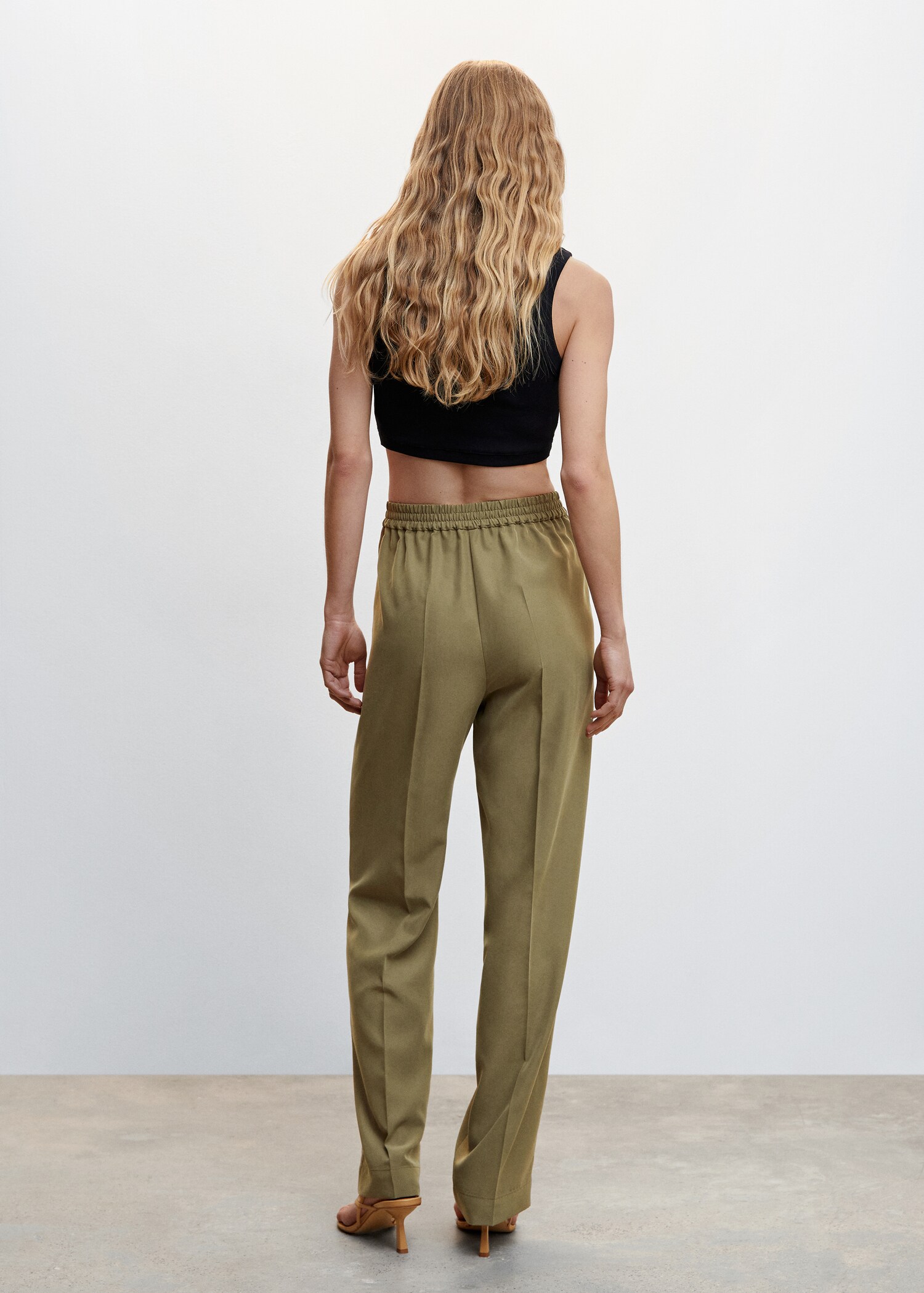 Modal suit trousers - Reverse of the article