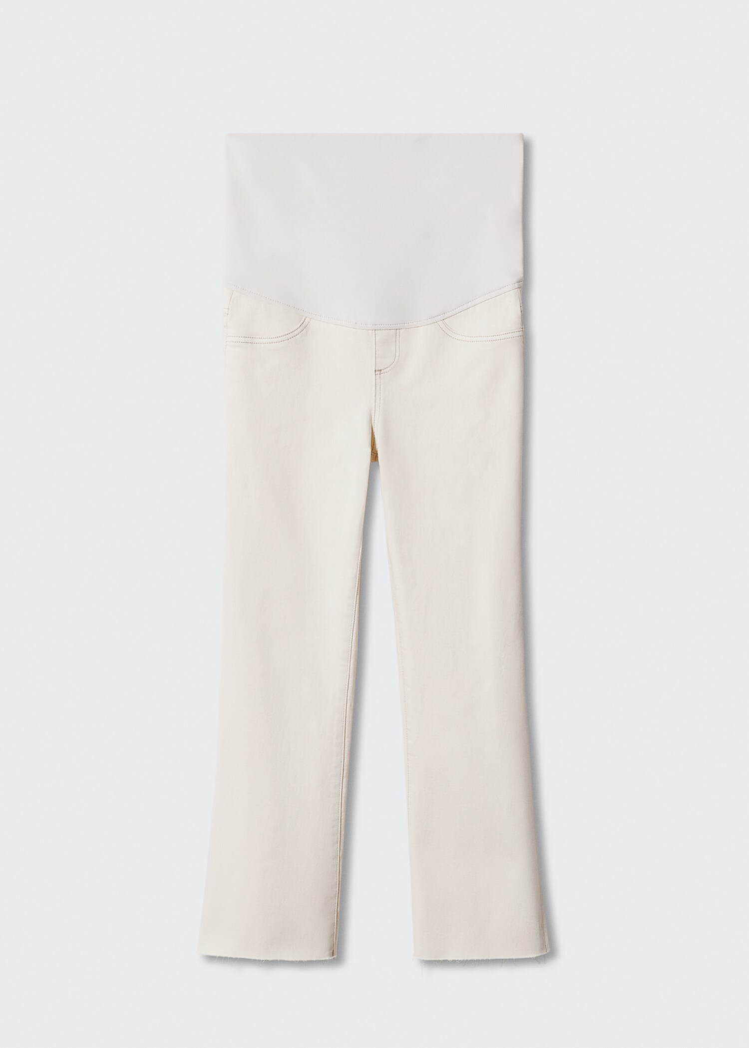 Maternity flared cropped jeans - Article without model