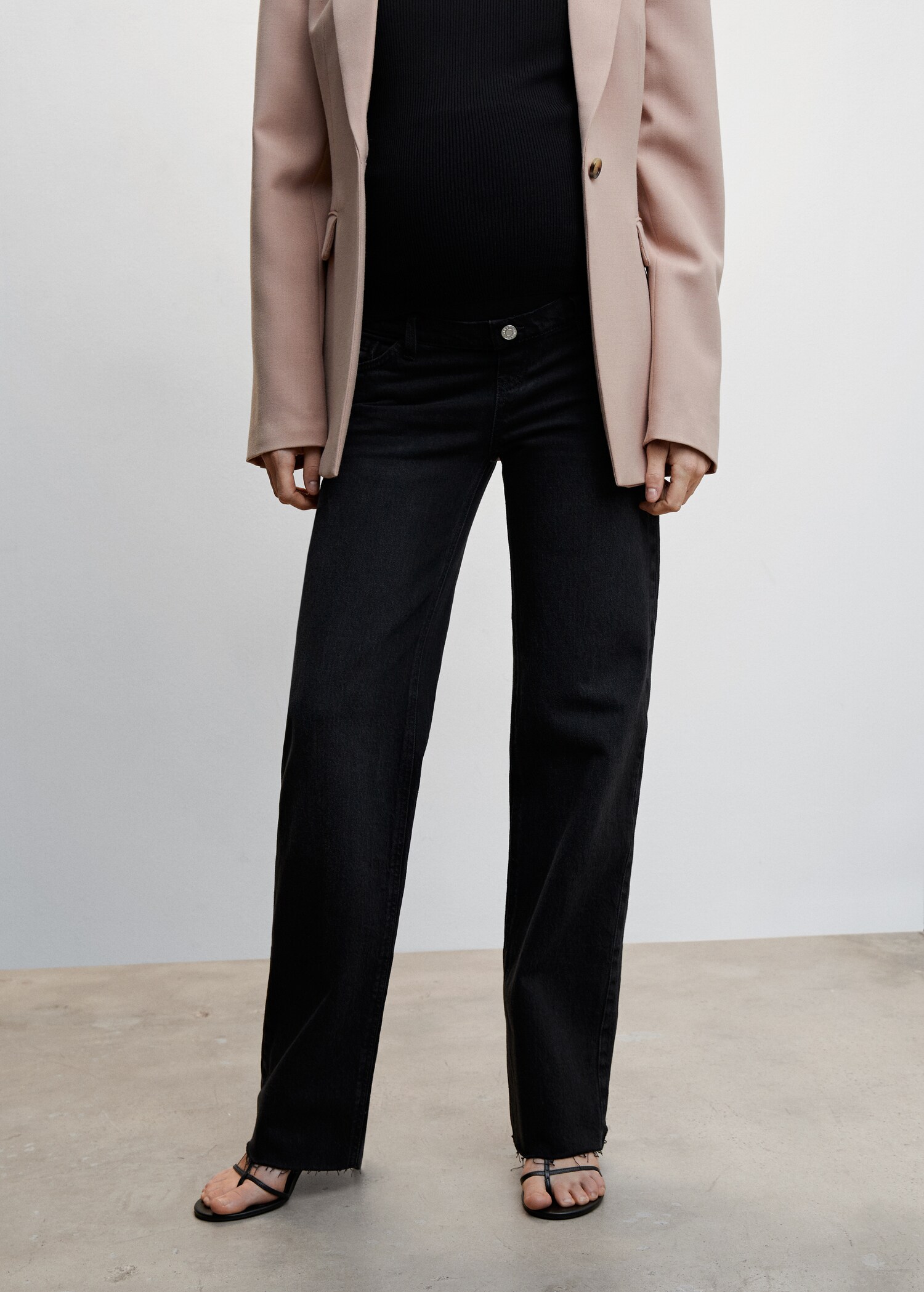 Jeans wideleg premaman - Piano medio