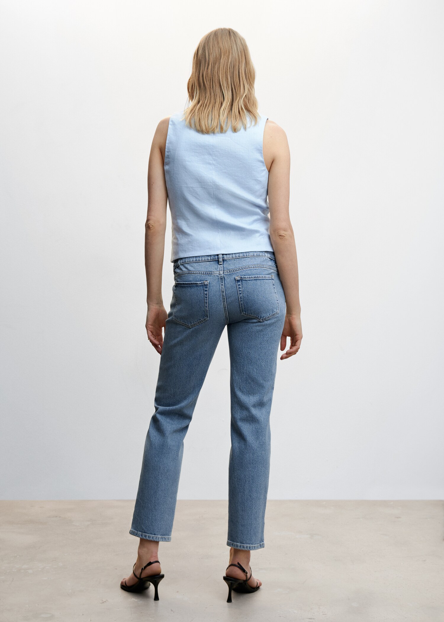 Maternity Straight Jeans - Reverse of the article