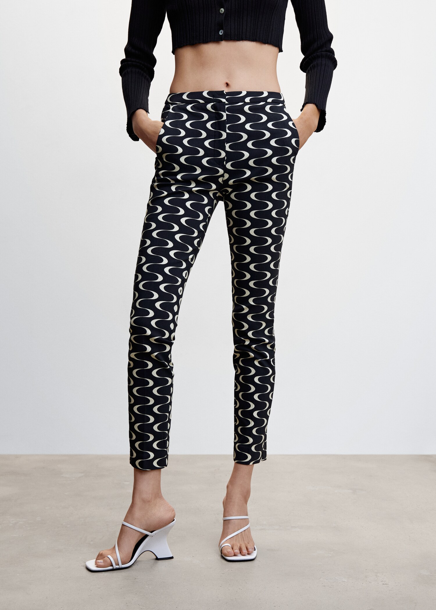 Skinny Hose in 7/8-Länge - Mittlere Ansicht