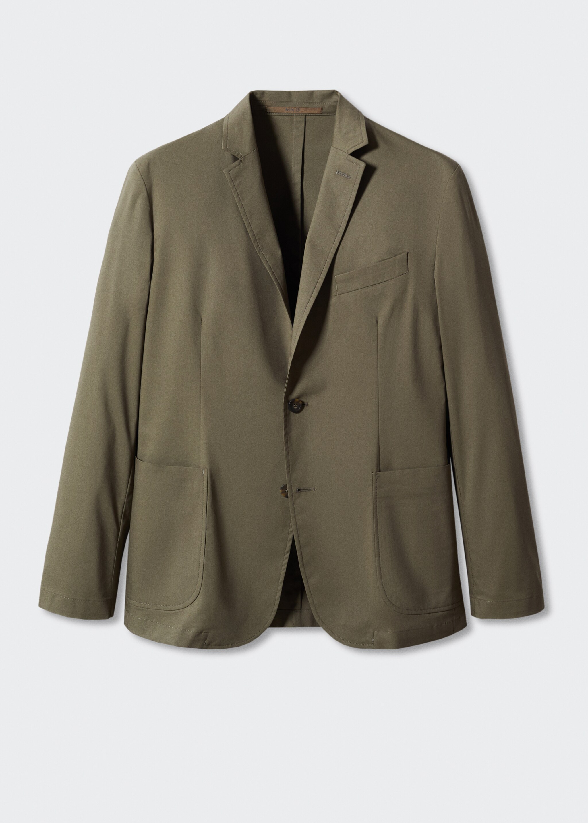 Slim fit cotton suit blazer - Article without model